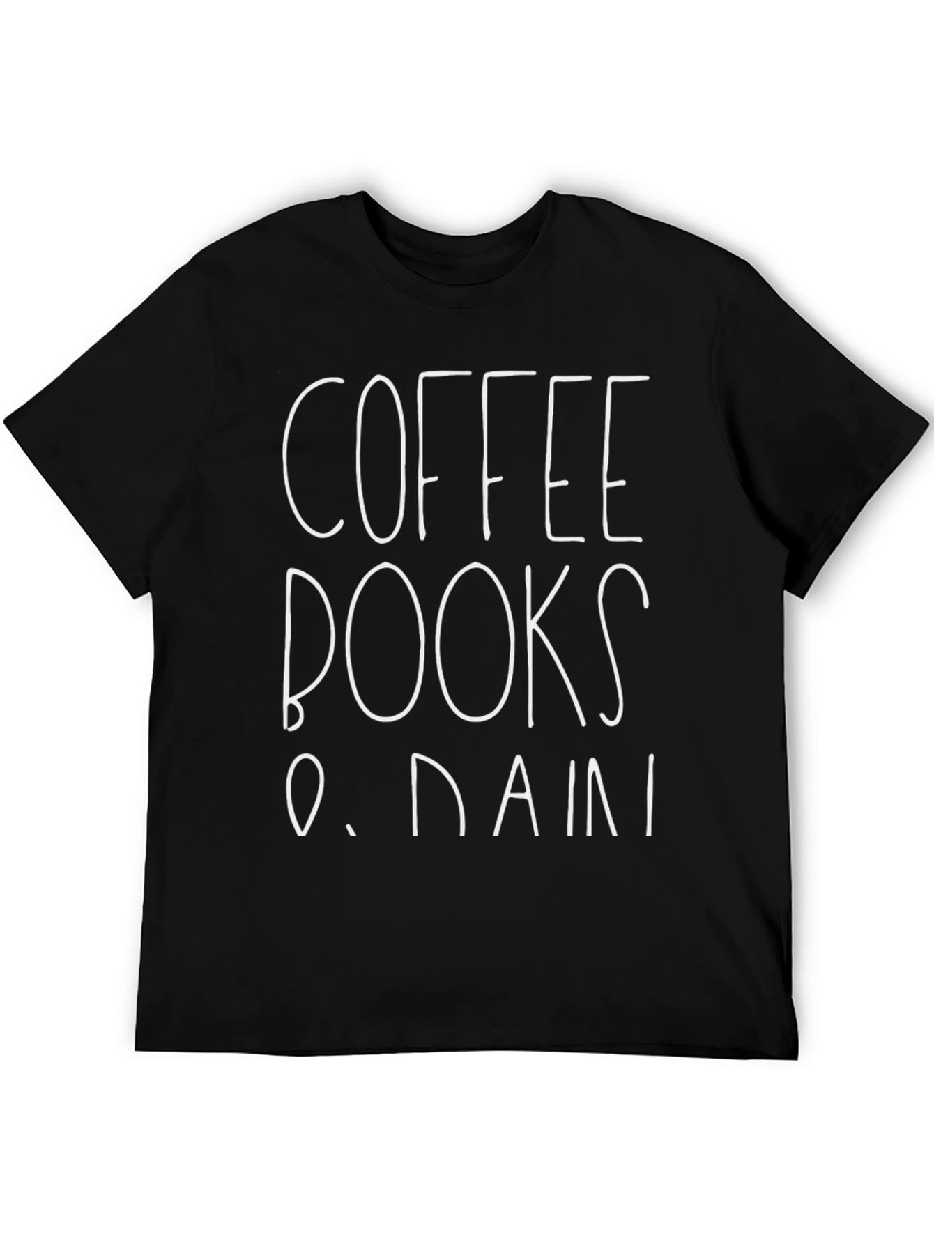Coffee Books & Rain T-Shirt - Unisex Tee
