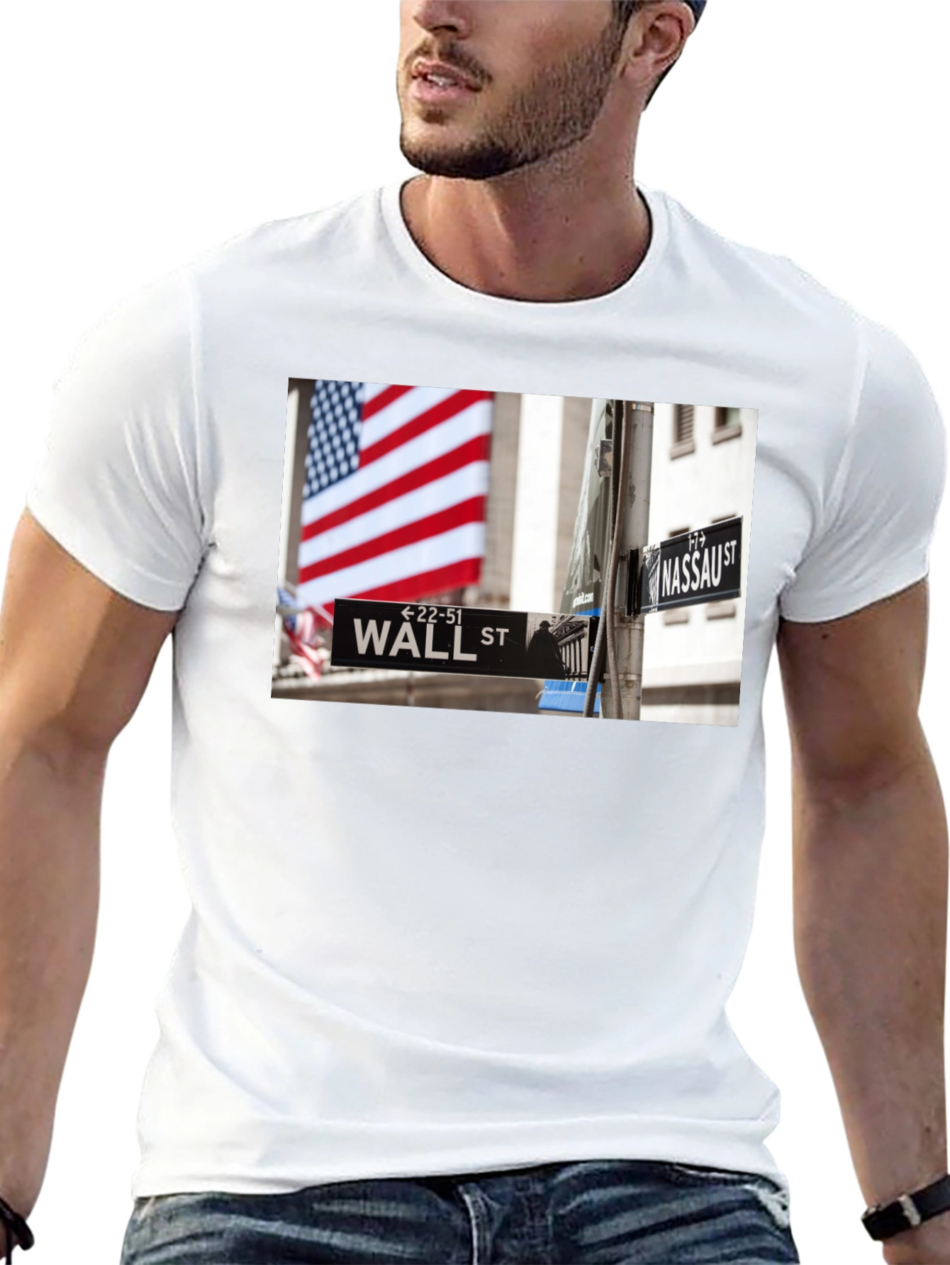 Wall Street Black T-Shirt