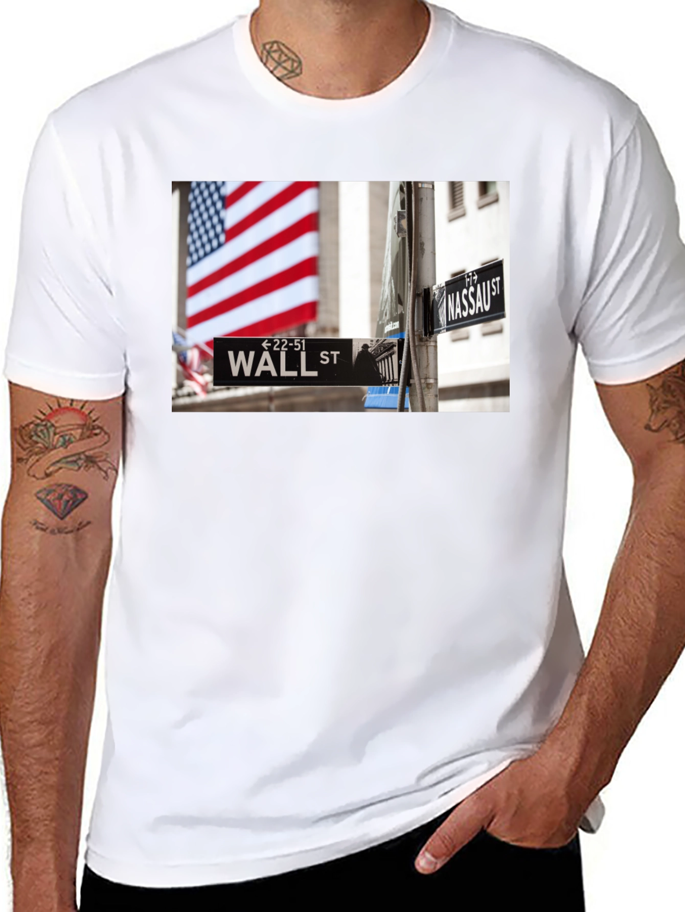 Wall Street Black T-Shirt