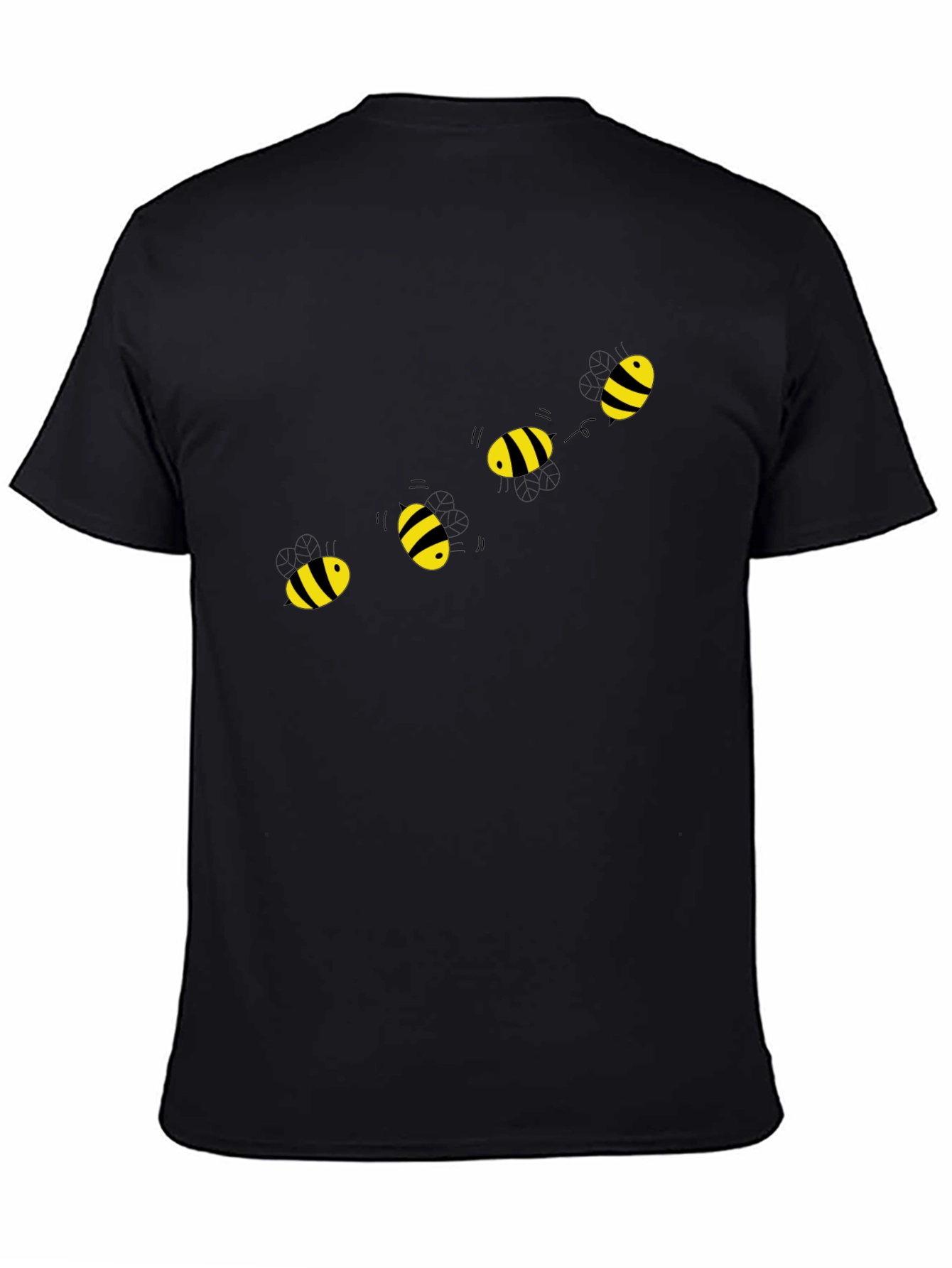 Bee Graphic Black T-Shirt