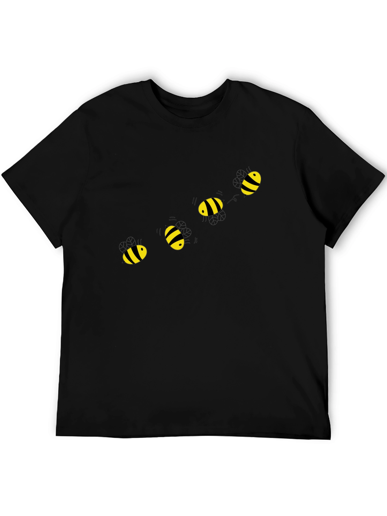 Bee Graphic Black T-Shirt