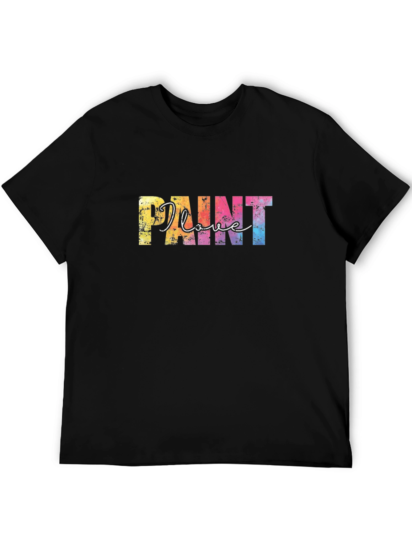 I Love Paint Graphic Tee - Black T-Shirt