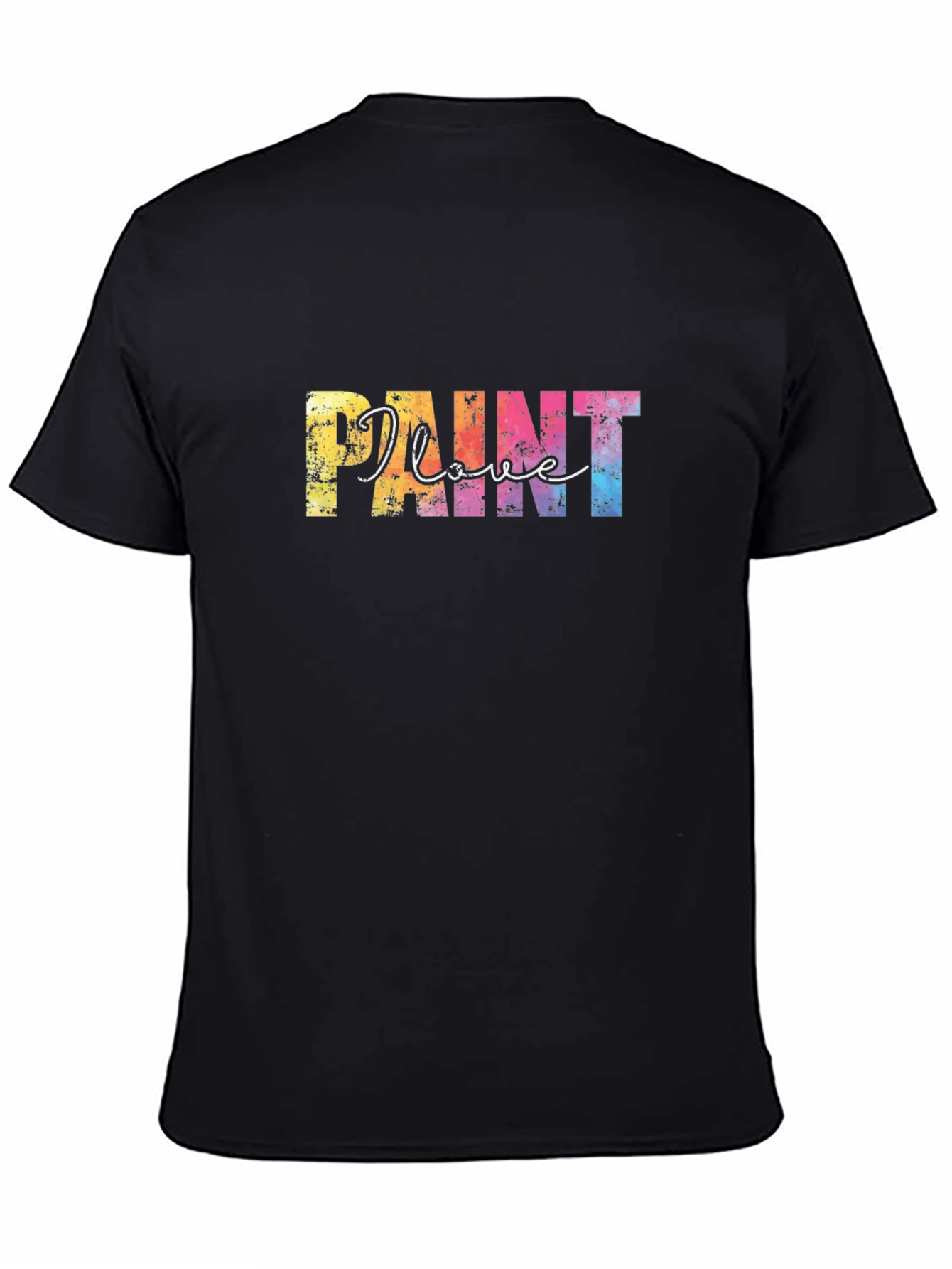 I Love Paint Graphic Tee - Black T-Shirt