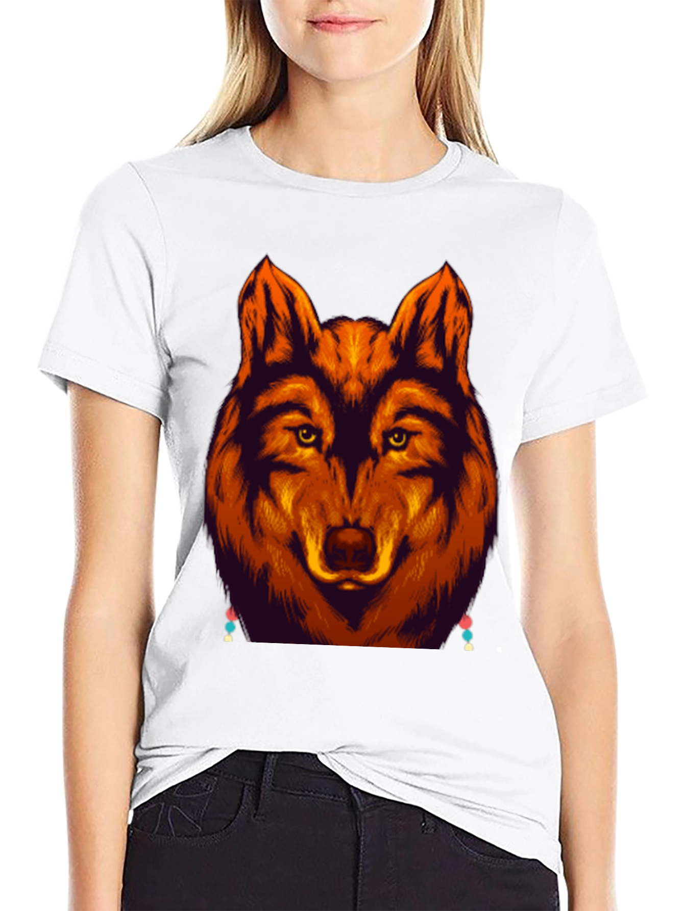 Wolf Graphic Tee - Bold Animal Design
