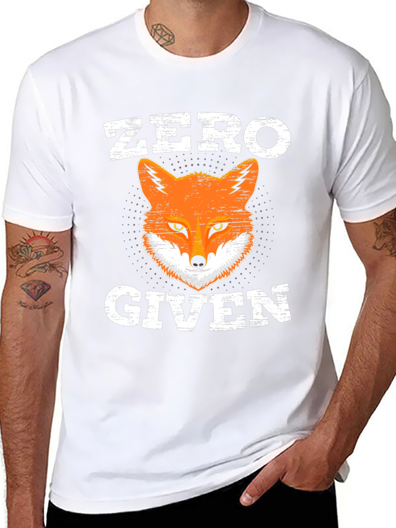 Zero Fox Given T-Shirt - Funny Animal Graphic Tee
