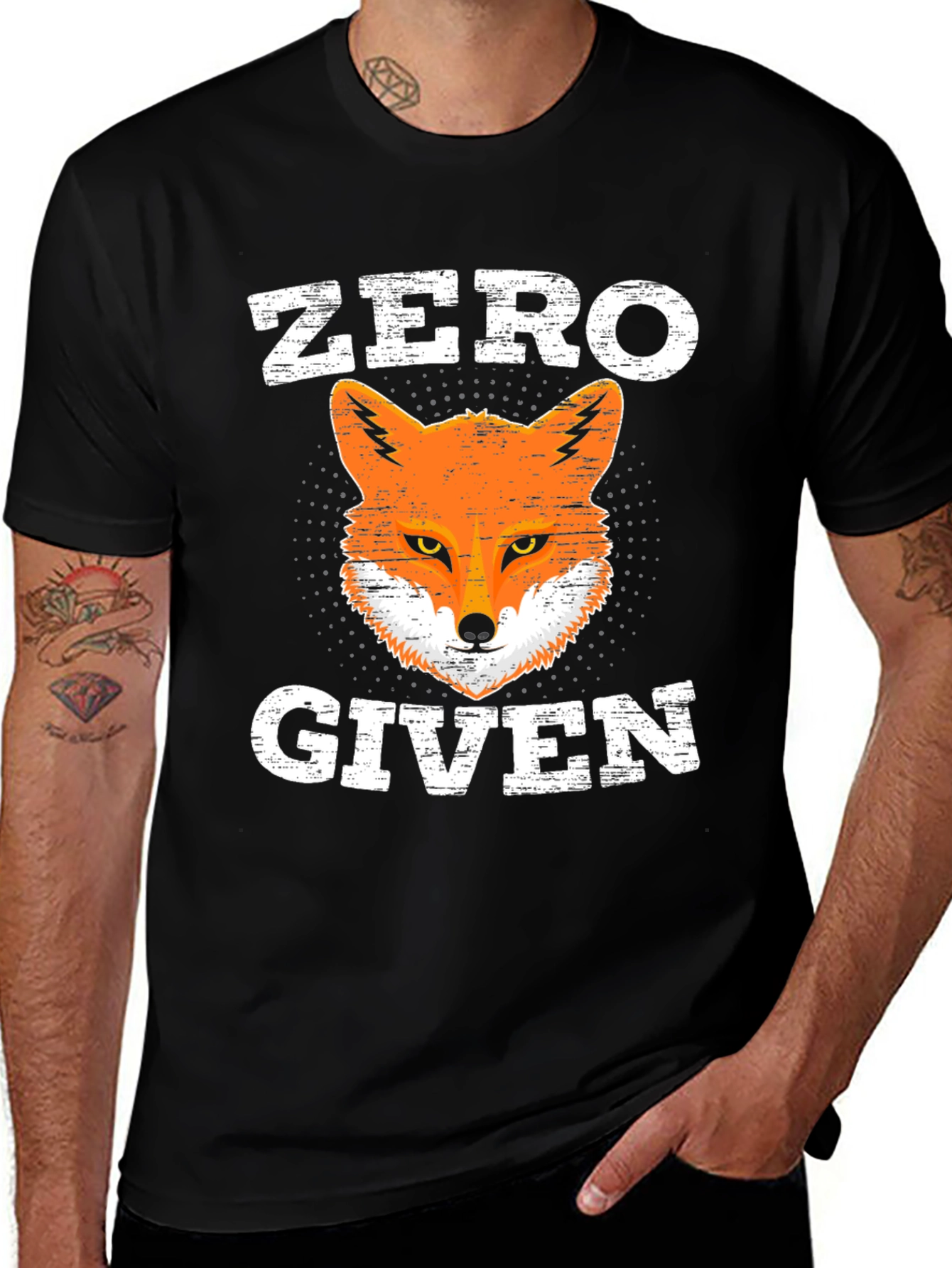 Zero Fox Given T-Shirt - Funny Animal Graphic Tee