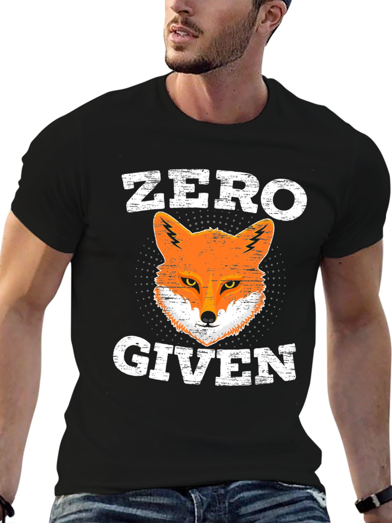 Zero Fox Given T-Shirt - Funny Animal Graphic Tee