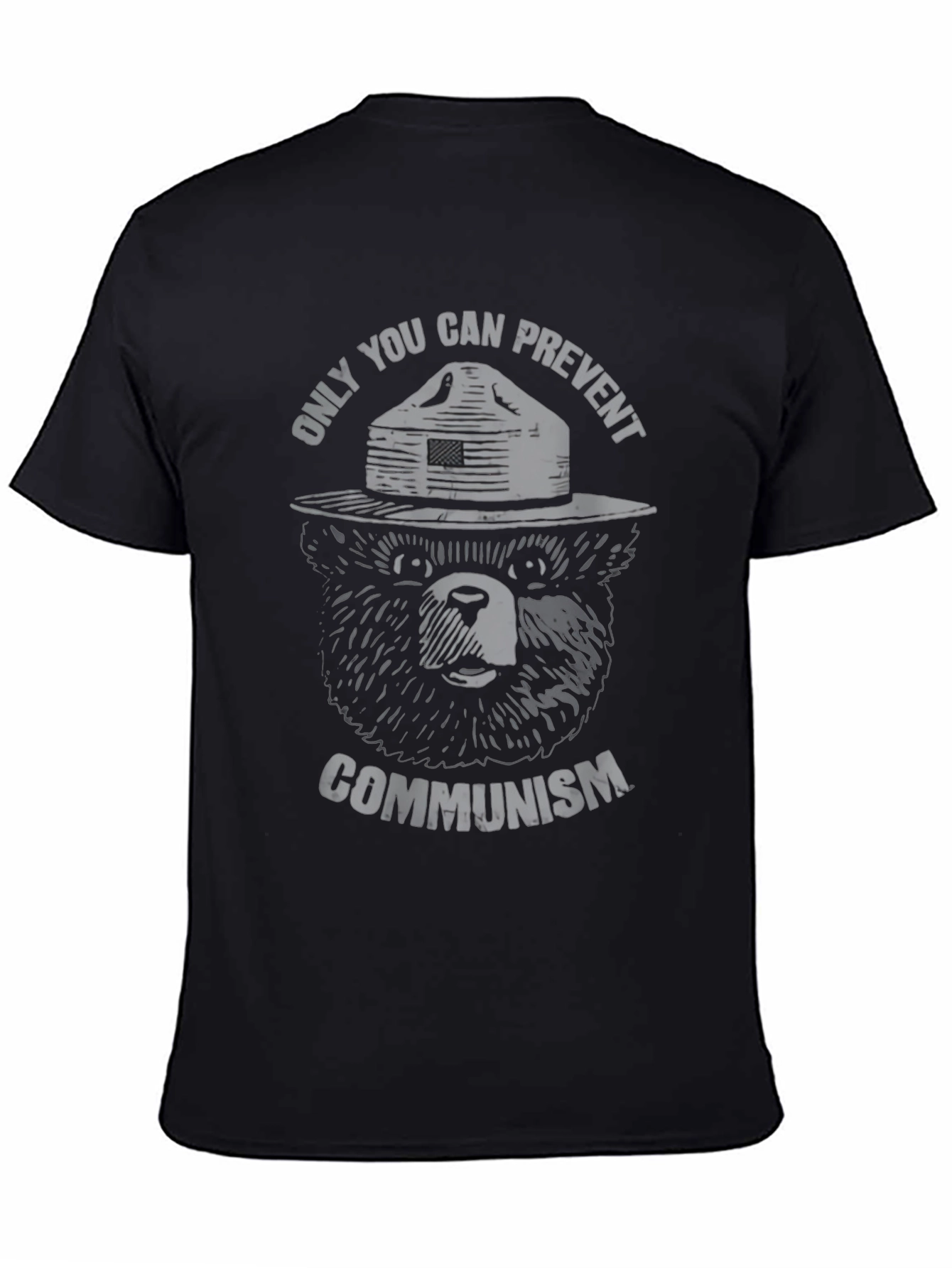 Smokey Bear Communism Graphic T-Shirt
