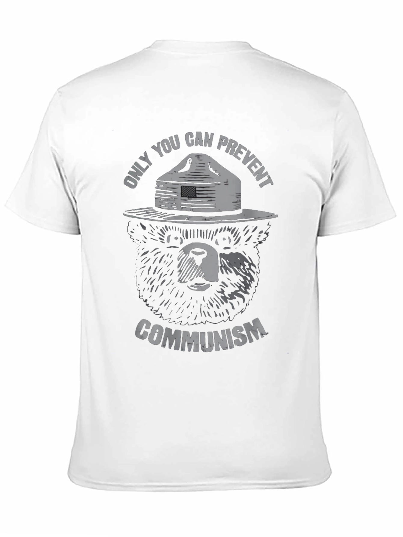 Smokey Bear Communism Graphic T-Shirt