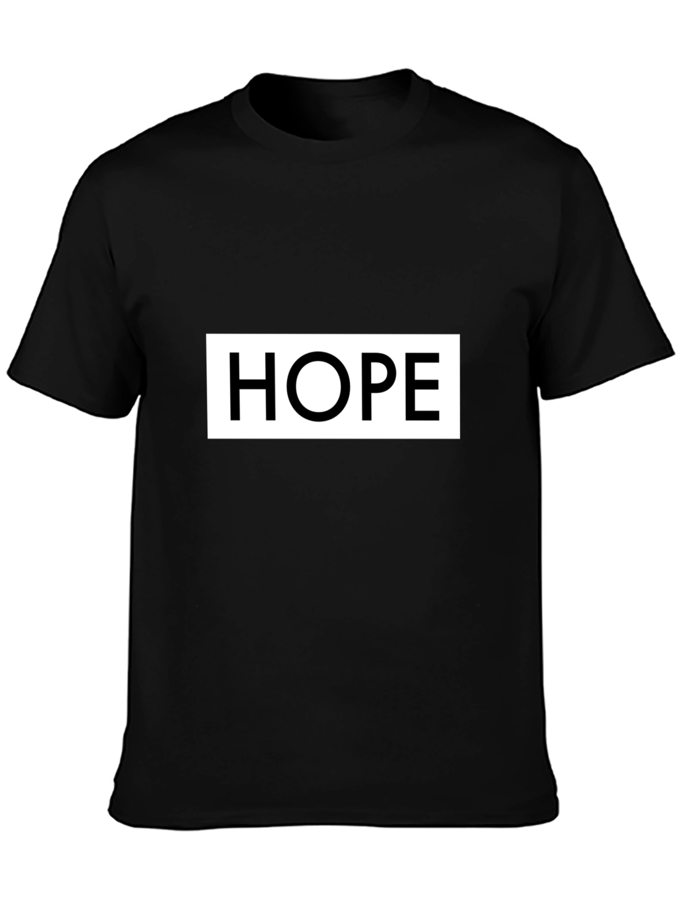 Hope Graphic Print Black T-Shirt