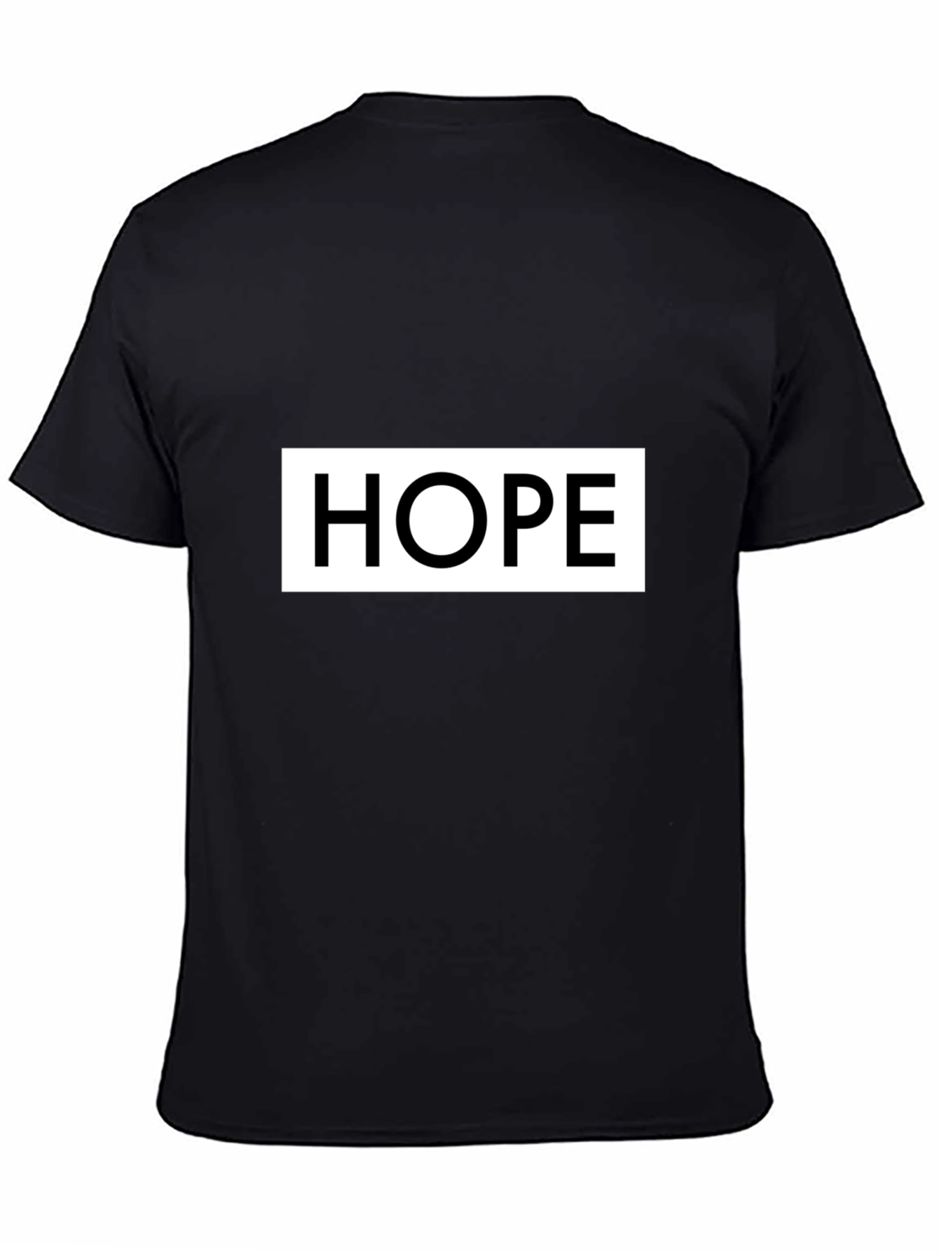 Hope Graphic Print Black T-Shirt