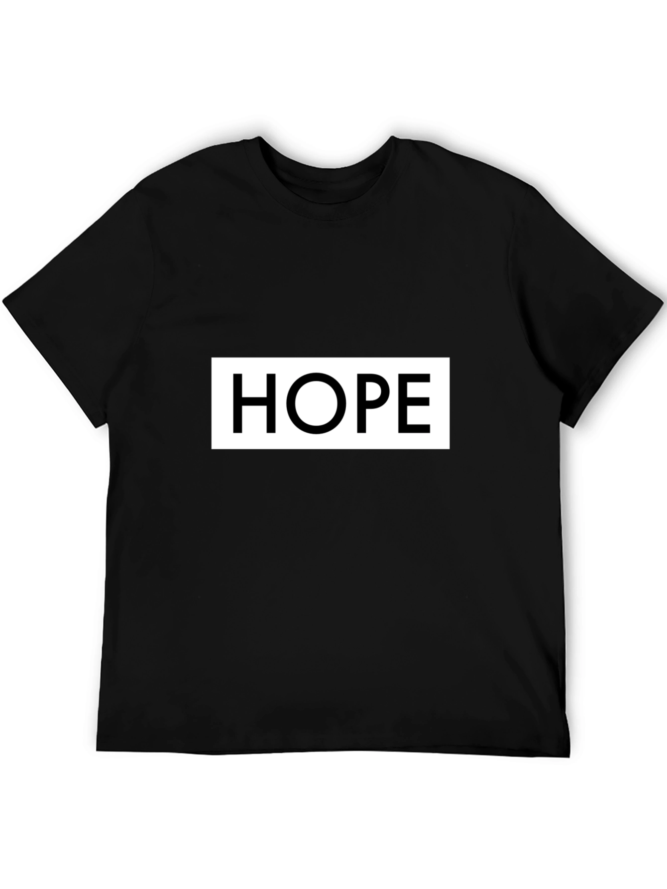 Hope Graphic Print Black T-Shirt