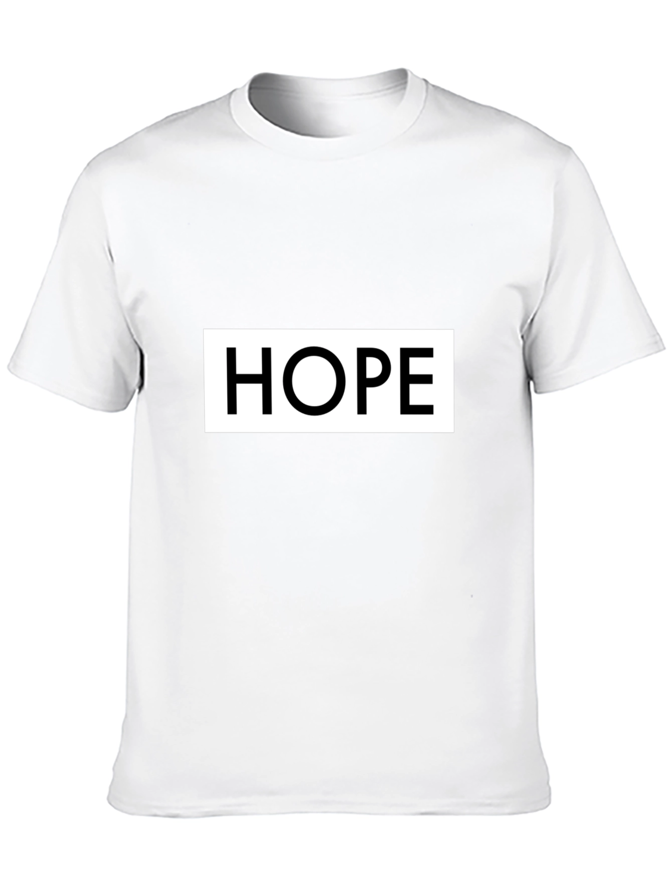 Hope Graphic Print Black T-Shirt