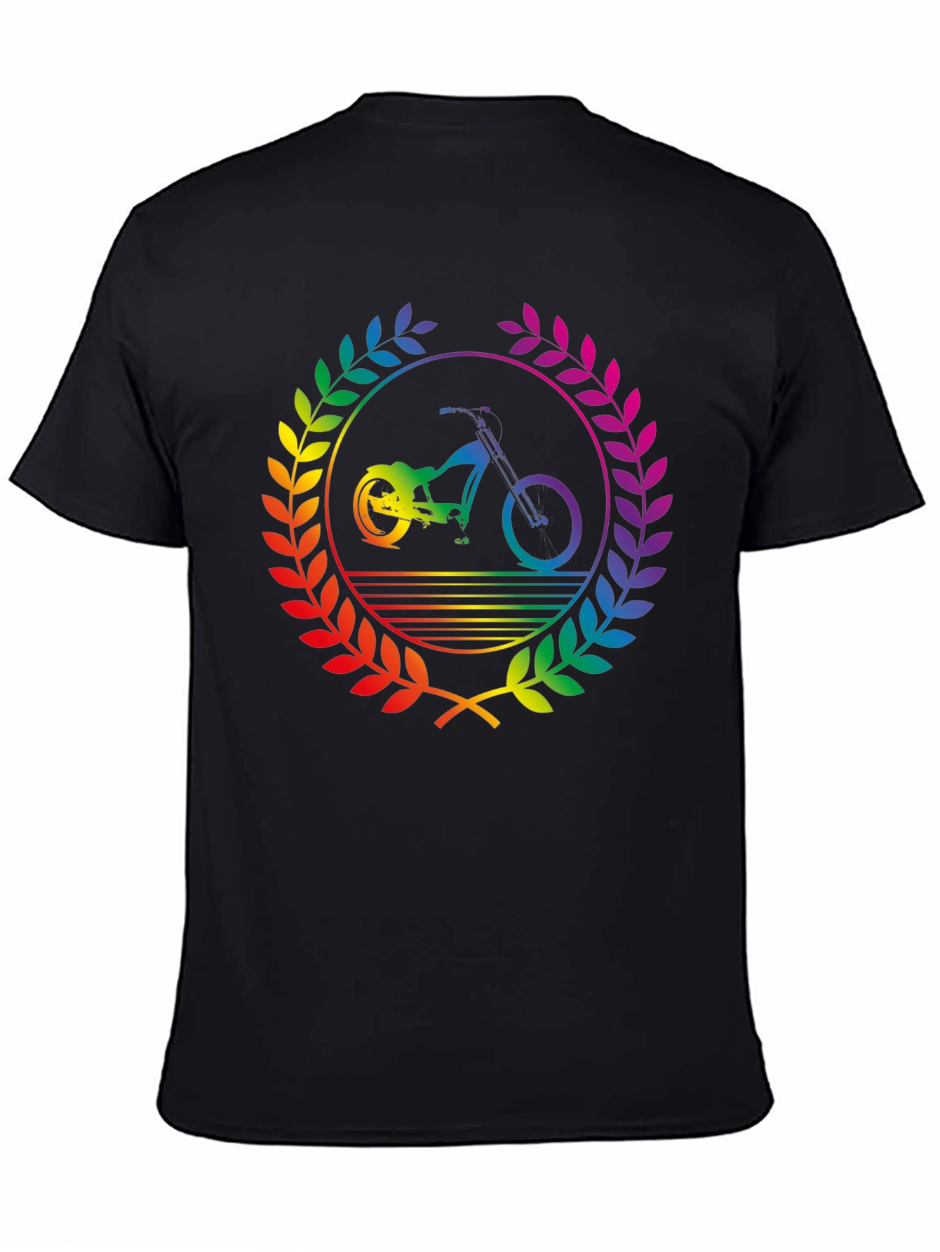 Rainbow Bike T-Shirt - Pride Design