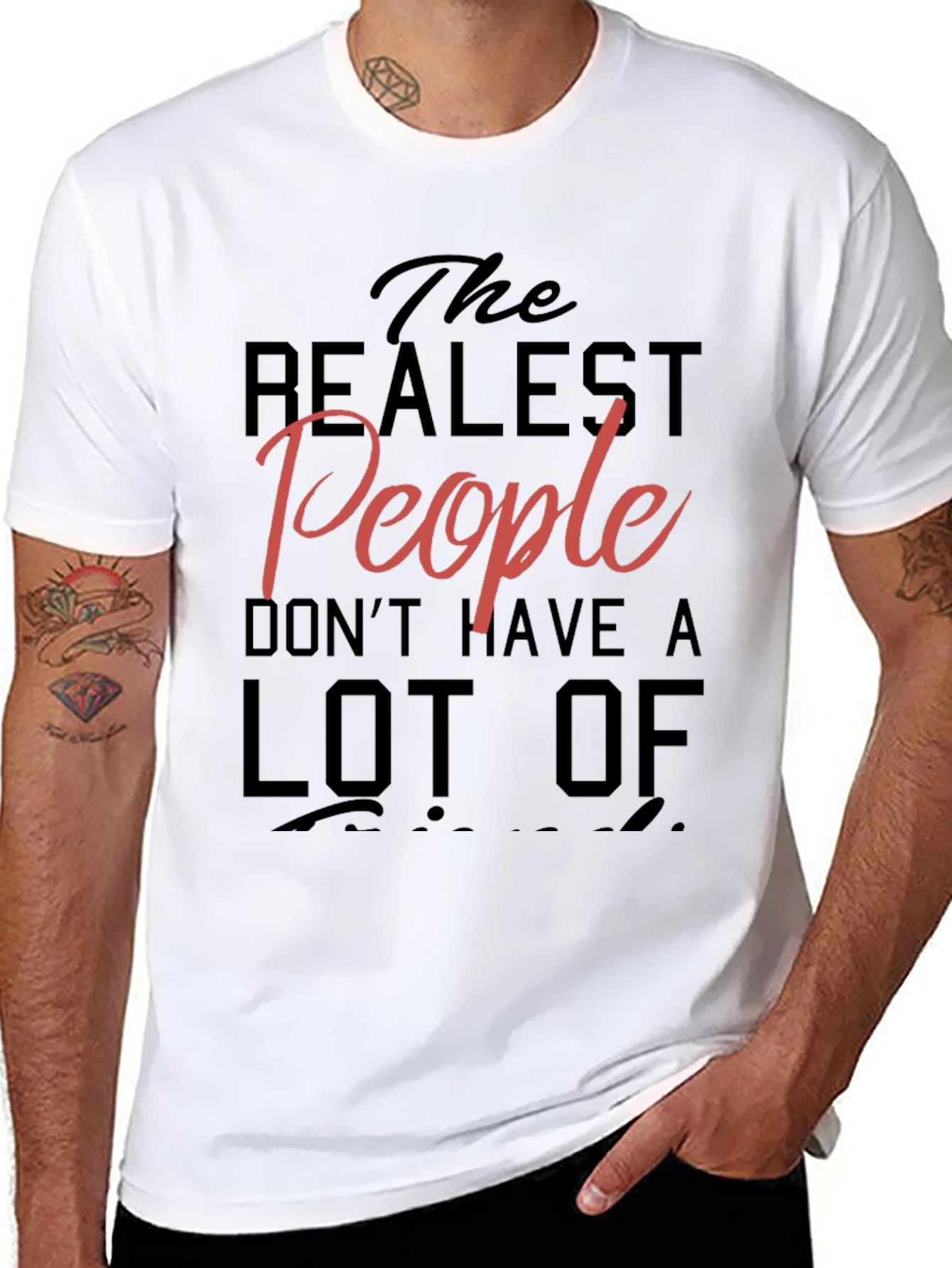 The Realest People Graphic Tee - Casual Style