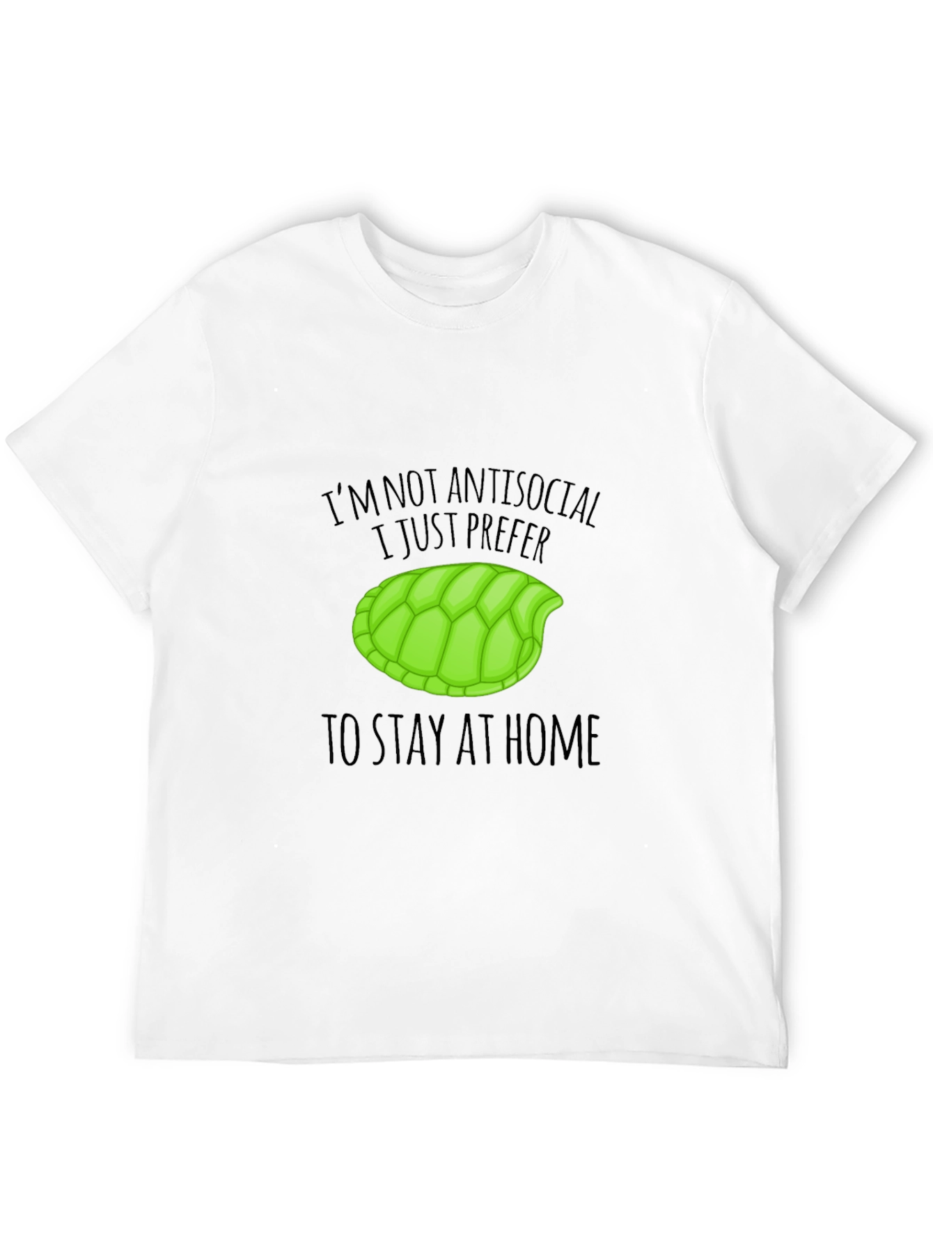 Introvert Turtle Shell T-Shirt - Prefer Staying Home