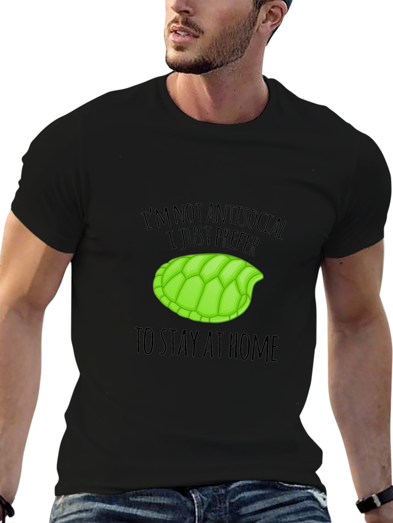 Introvert Turtle Shell T-Shirt - Prefer Staying Home
