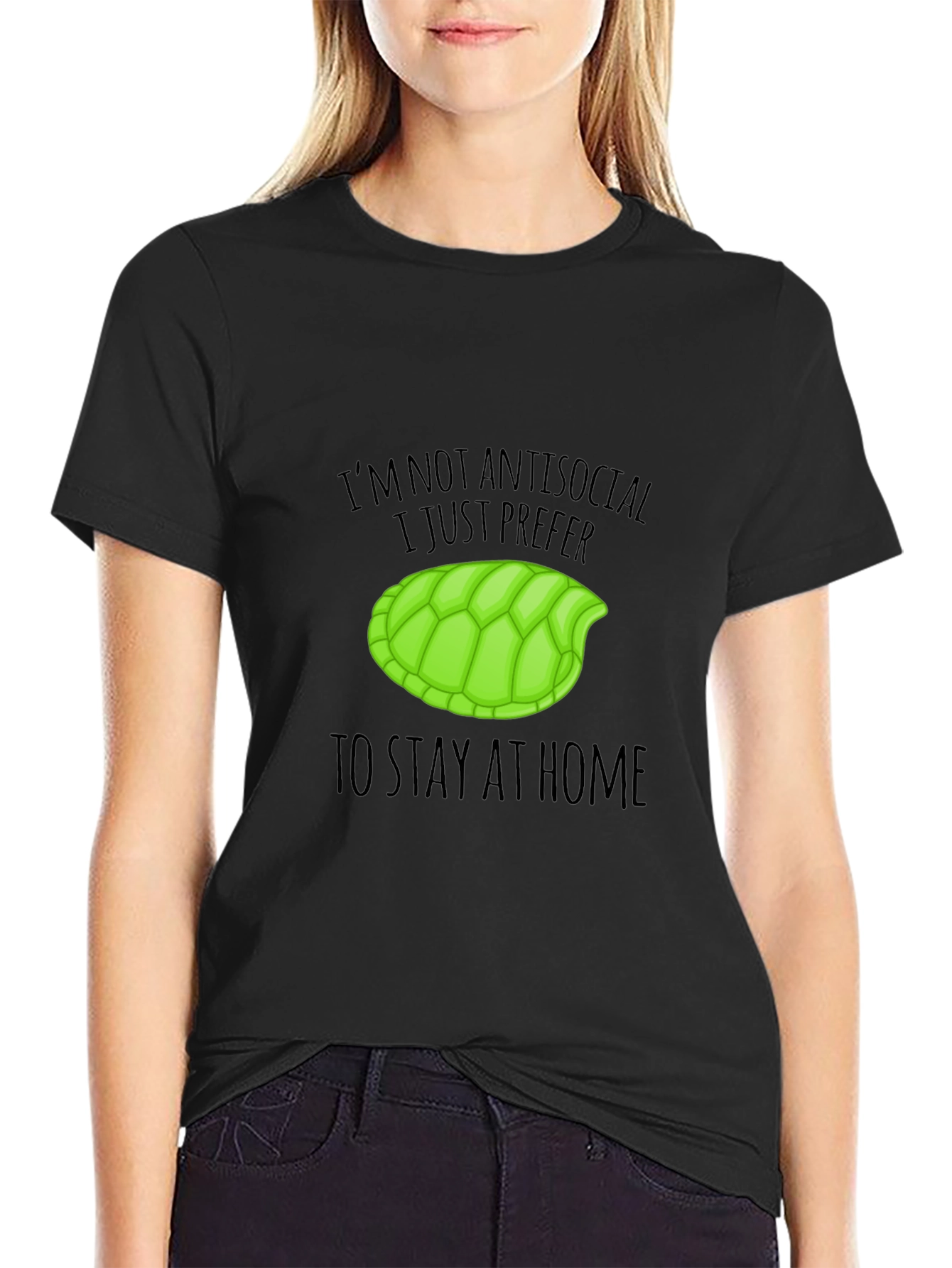 Introvert Turtle Shell T-Shirt - Prefer Staying Home