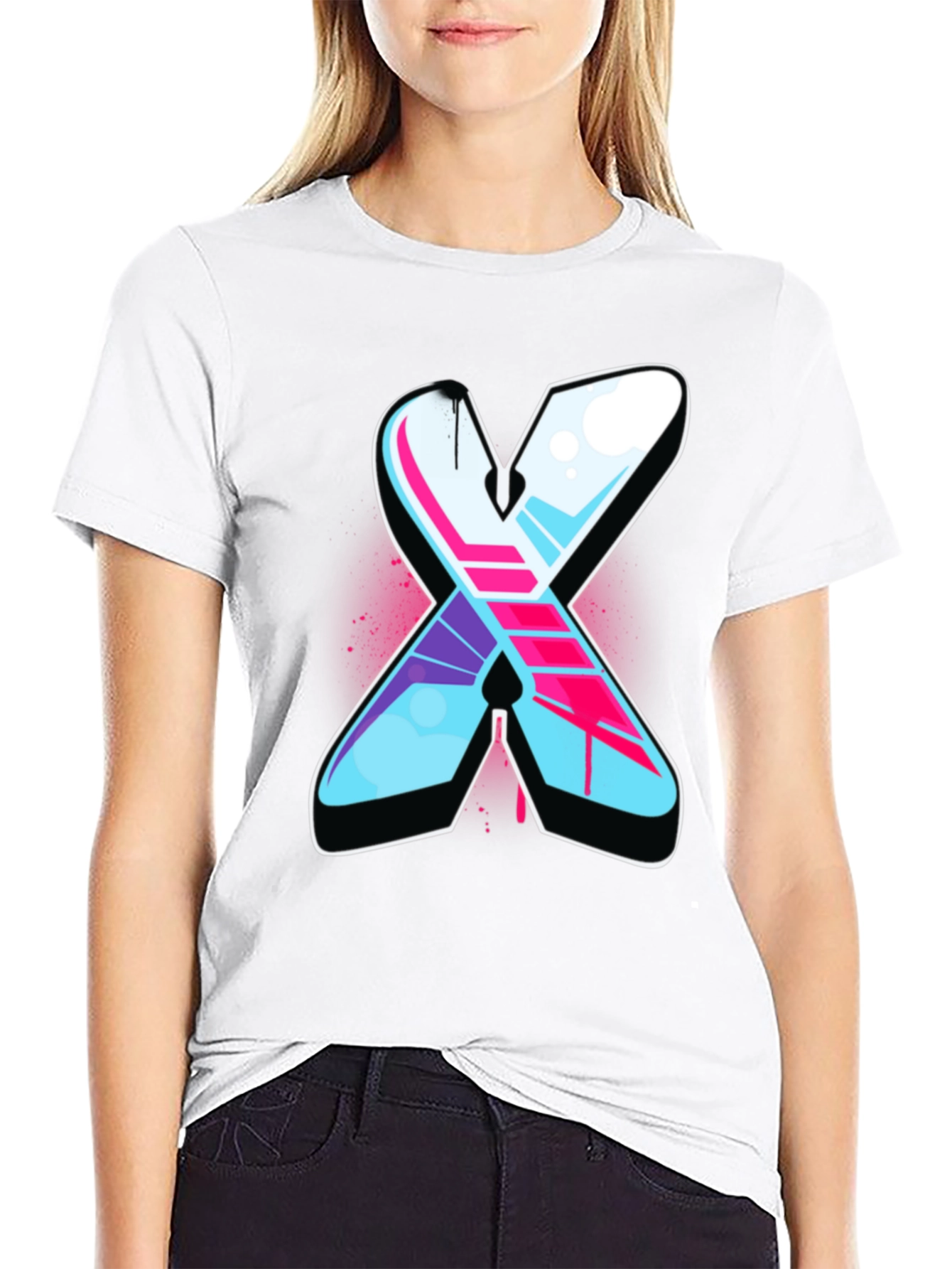 Graffiti X Graphic Tee - Urban Style