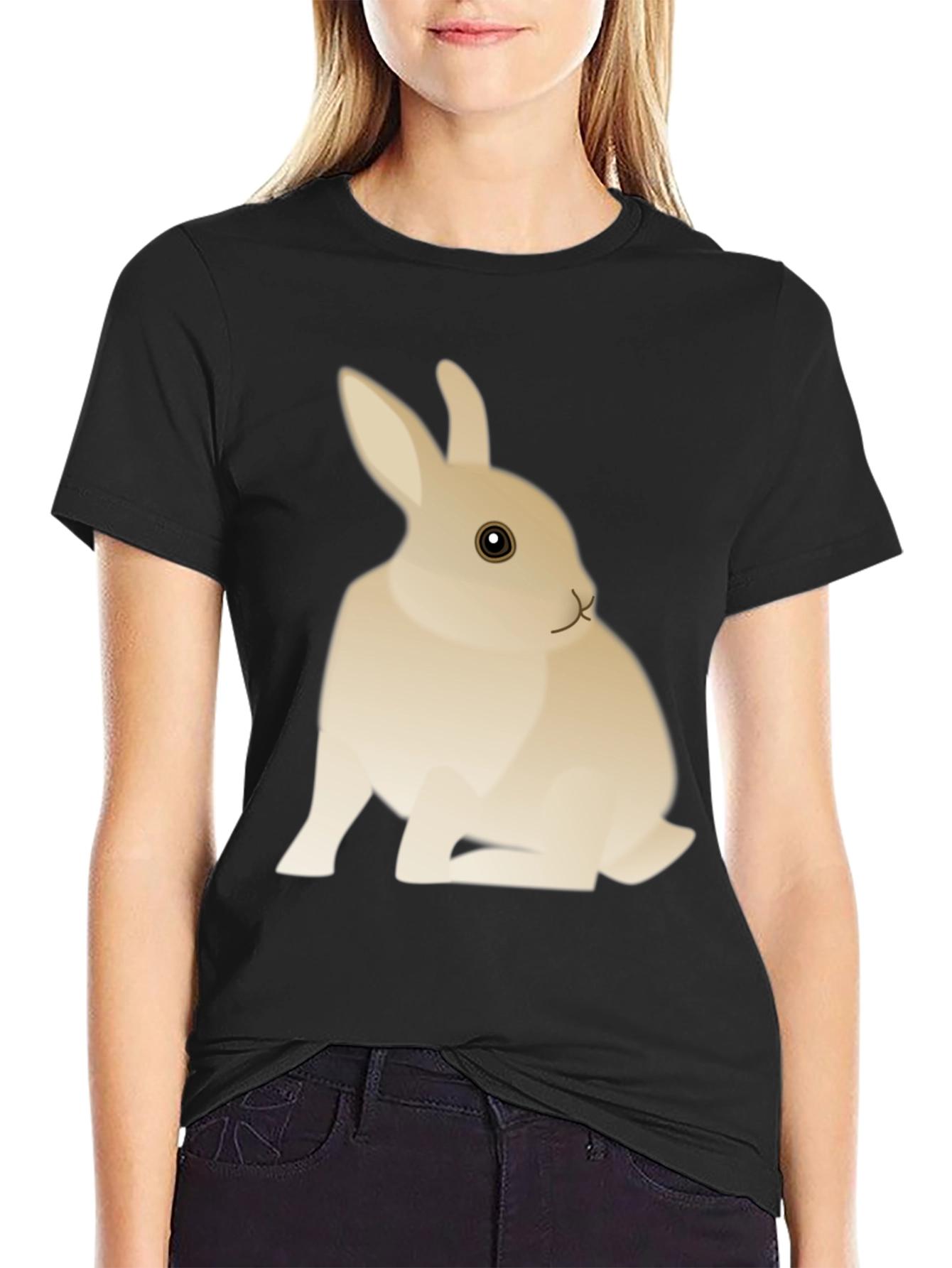 Rabbit Graphic T-Shirt - Casual Unisex Tee