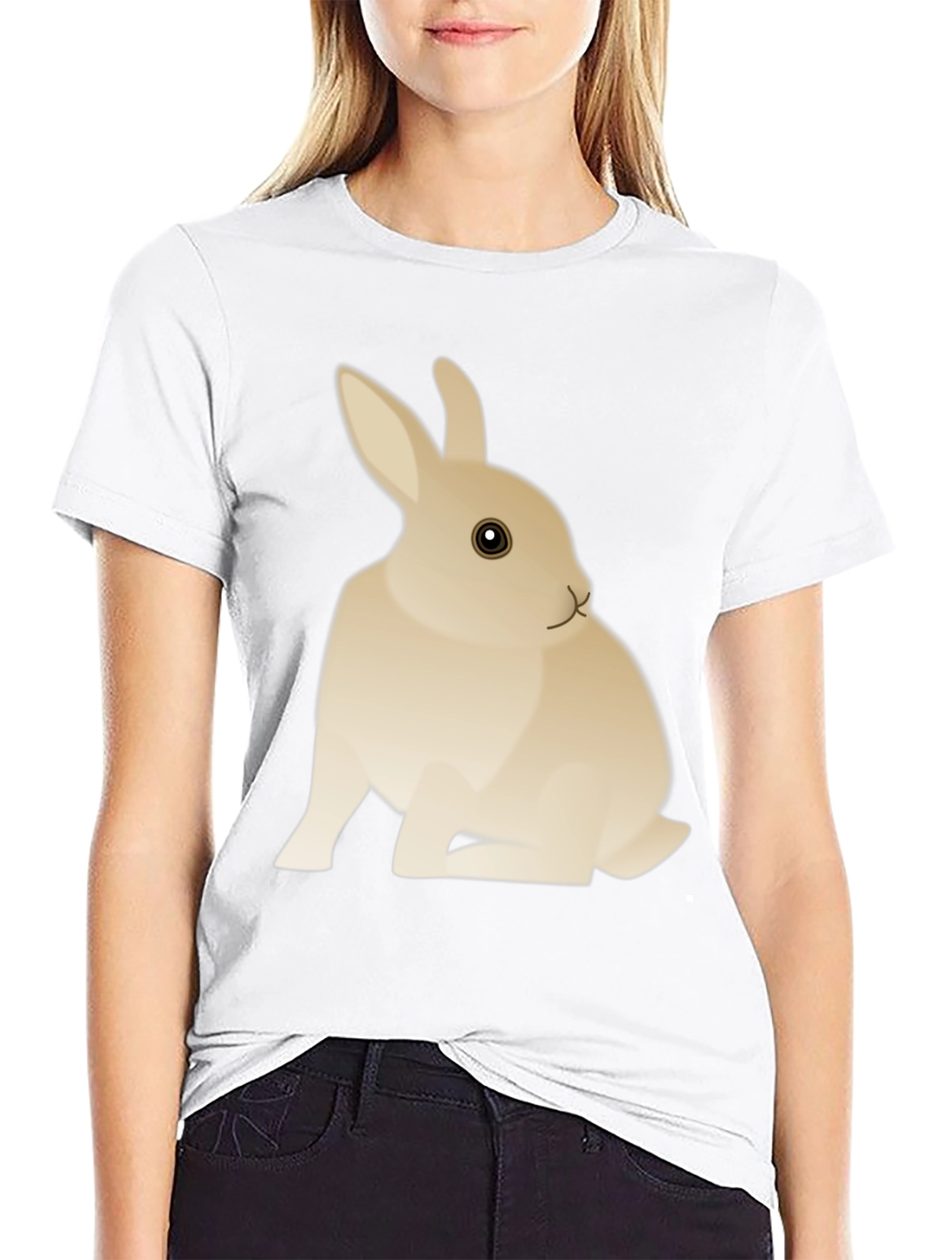 Rabbit Graphic T-Shirt - Casual Unisex Tee