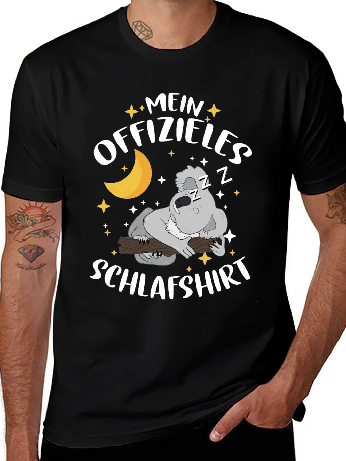 Mens Mein Offizielles Schlafshirt Koala T-Shirt
