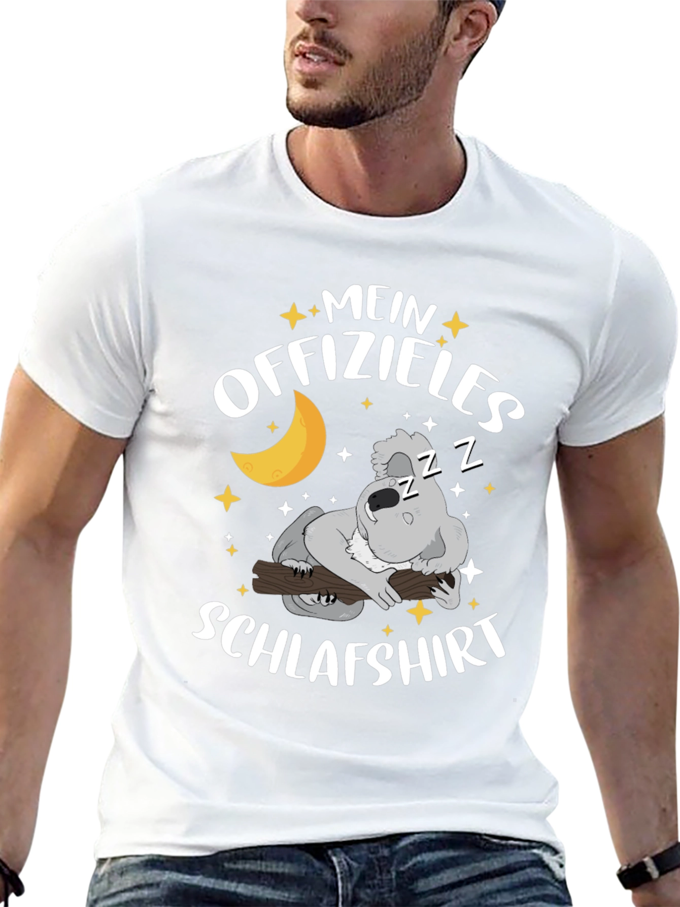 Mens Mein Offizielles Schlafshirt Koala T-Shirt