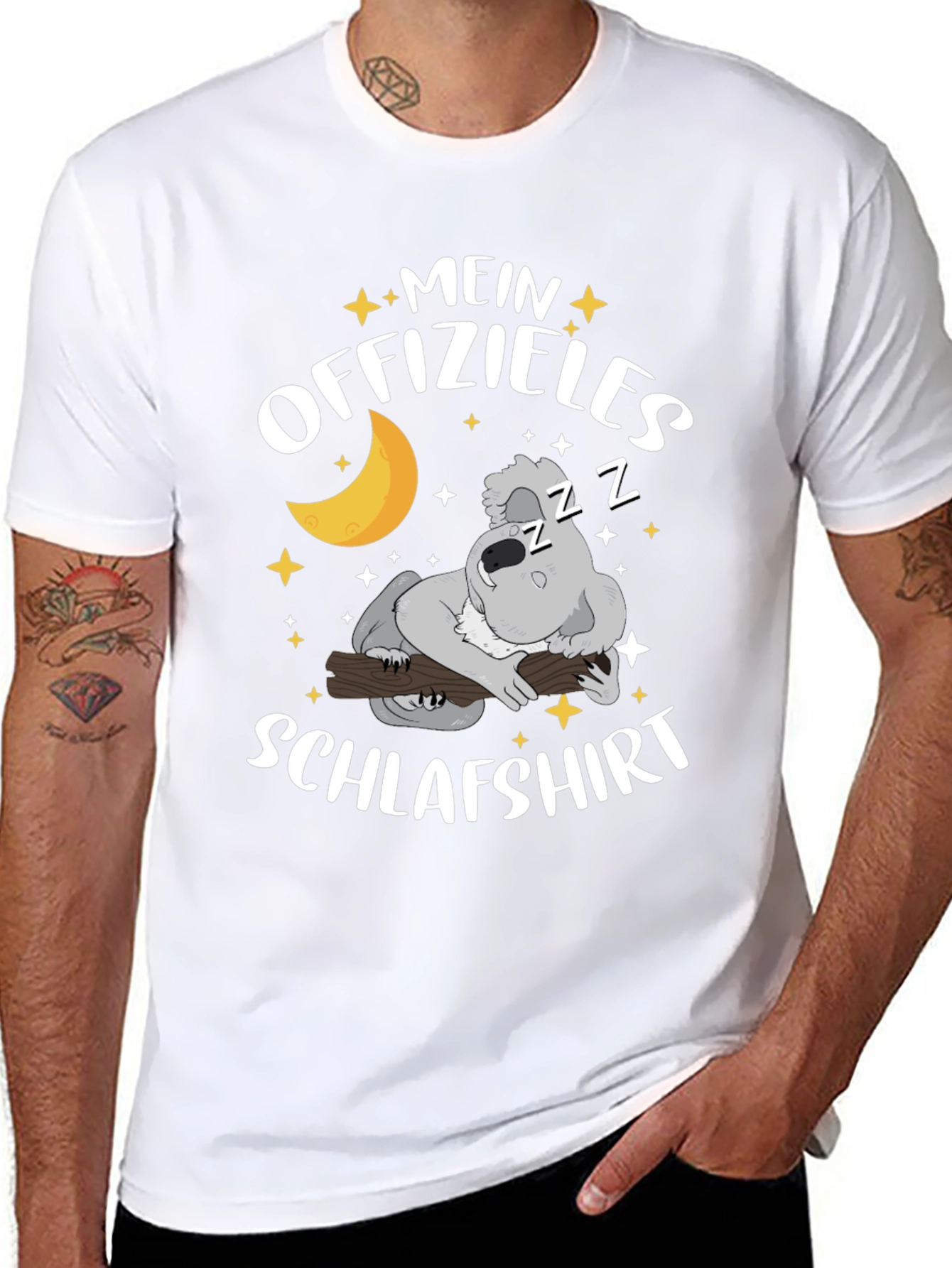 Mens Mein Offizielles Schlafshirt Koala T-Shirt