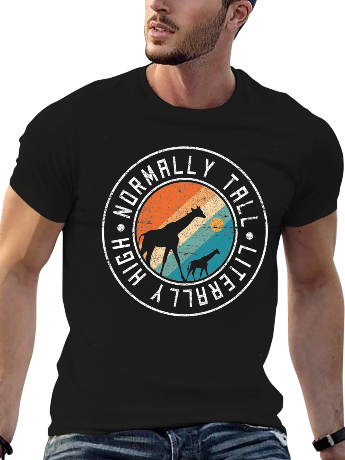 Literally Tall Giraffe Graphic Tee