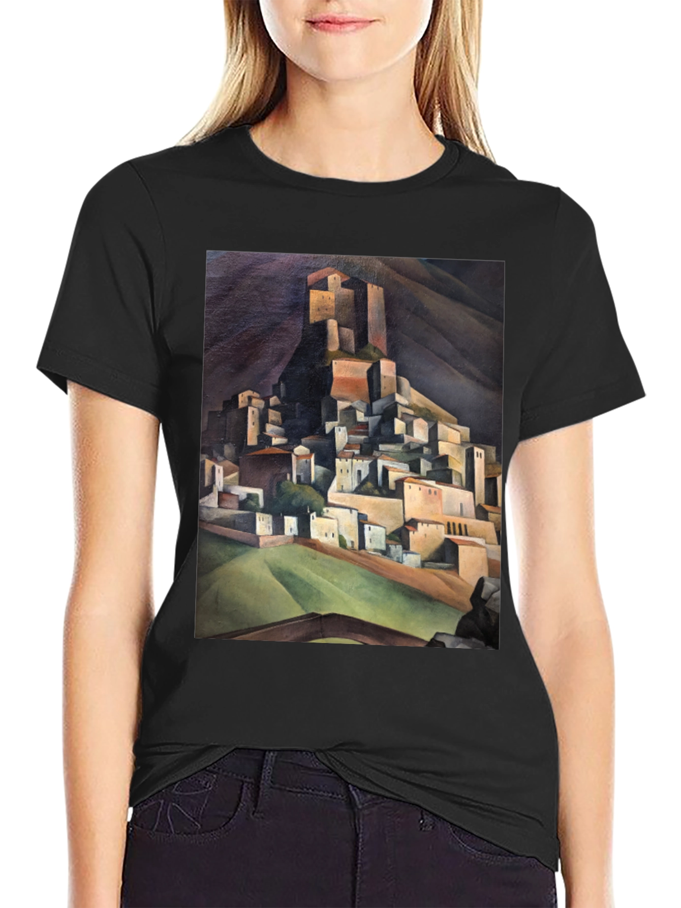 Towering Town Graphic Tee