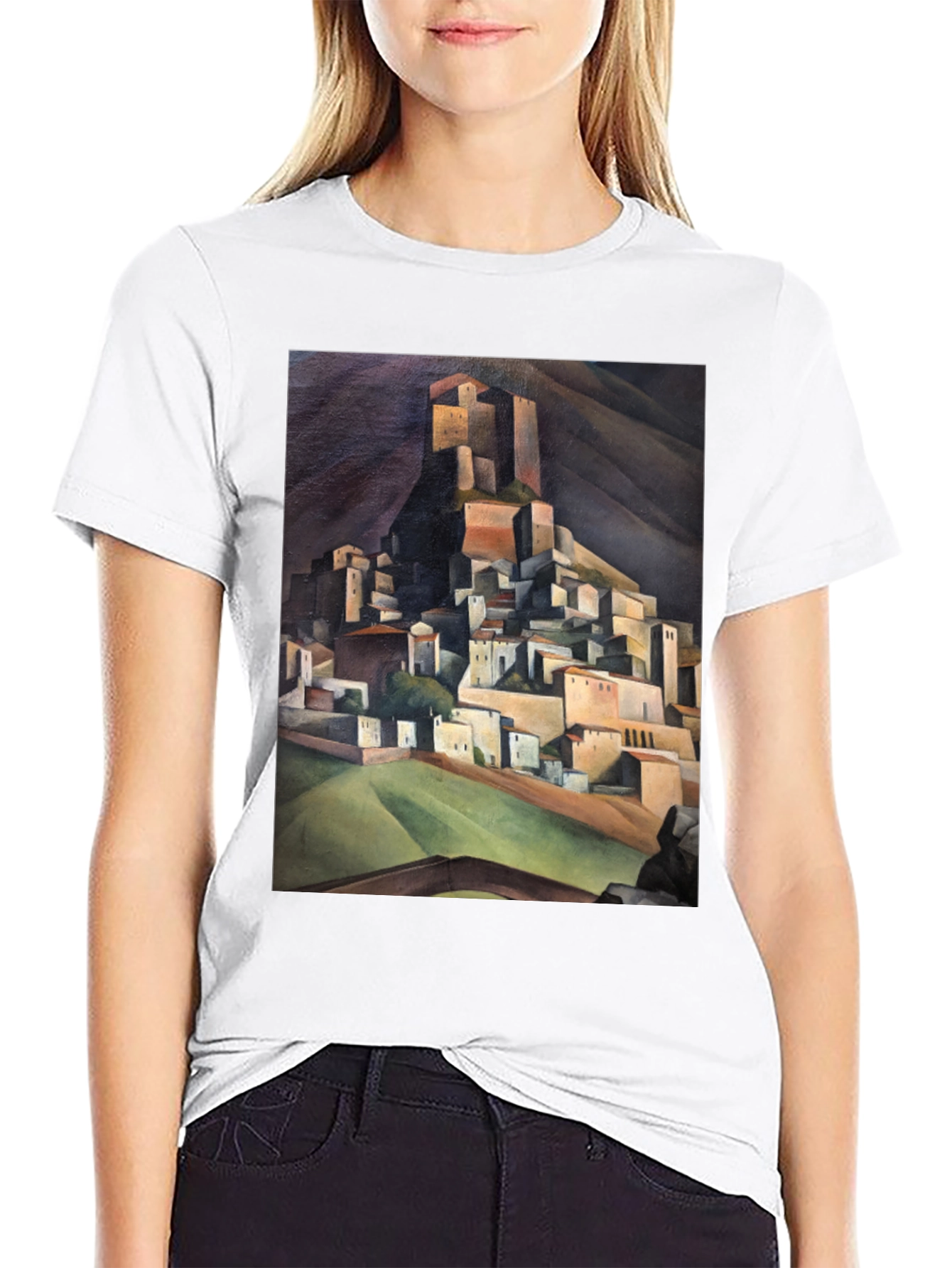 Towering Town Graphic Tee