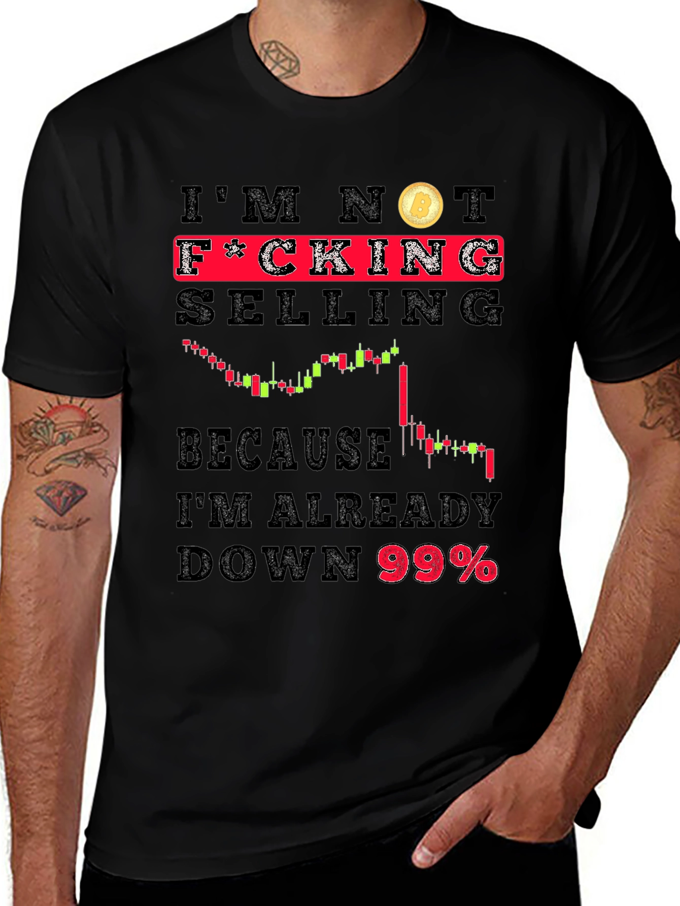 Bitcoin HODL T-Shirt - Im Not Selling