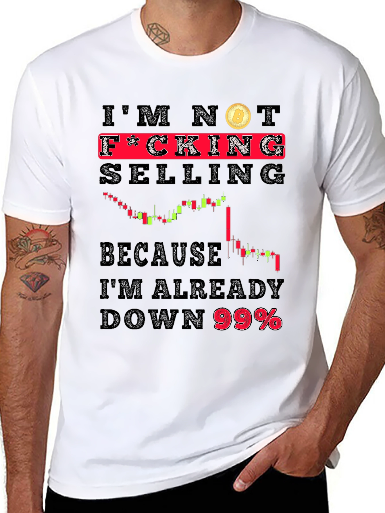 Bitcoin HODL T-Shirt - Im Not Selling