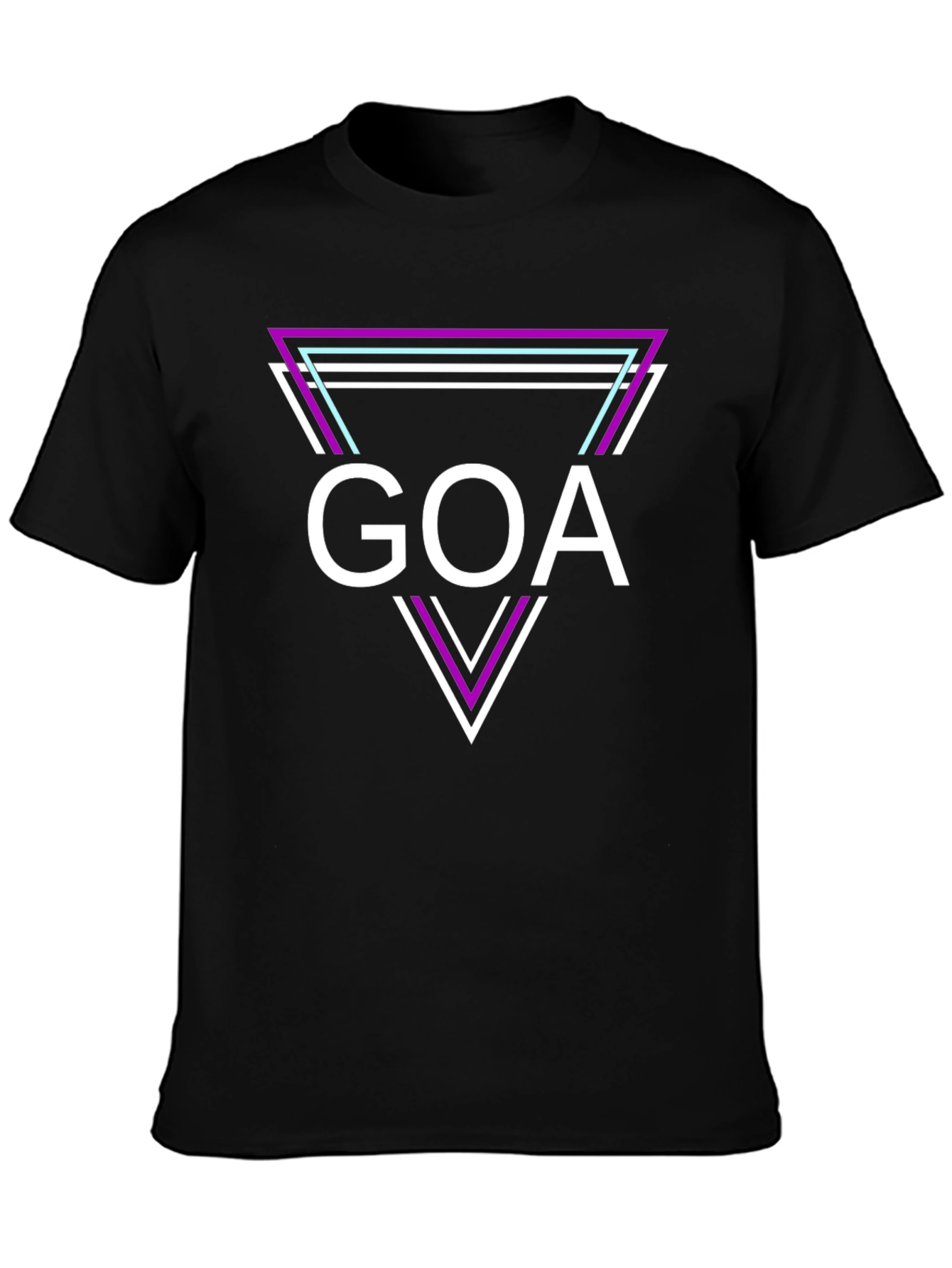 Goa Retro Triangle T-Shirt - Cool Graphic Tee