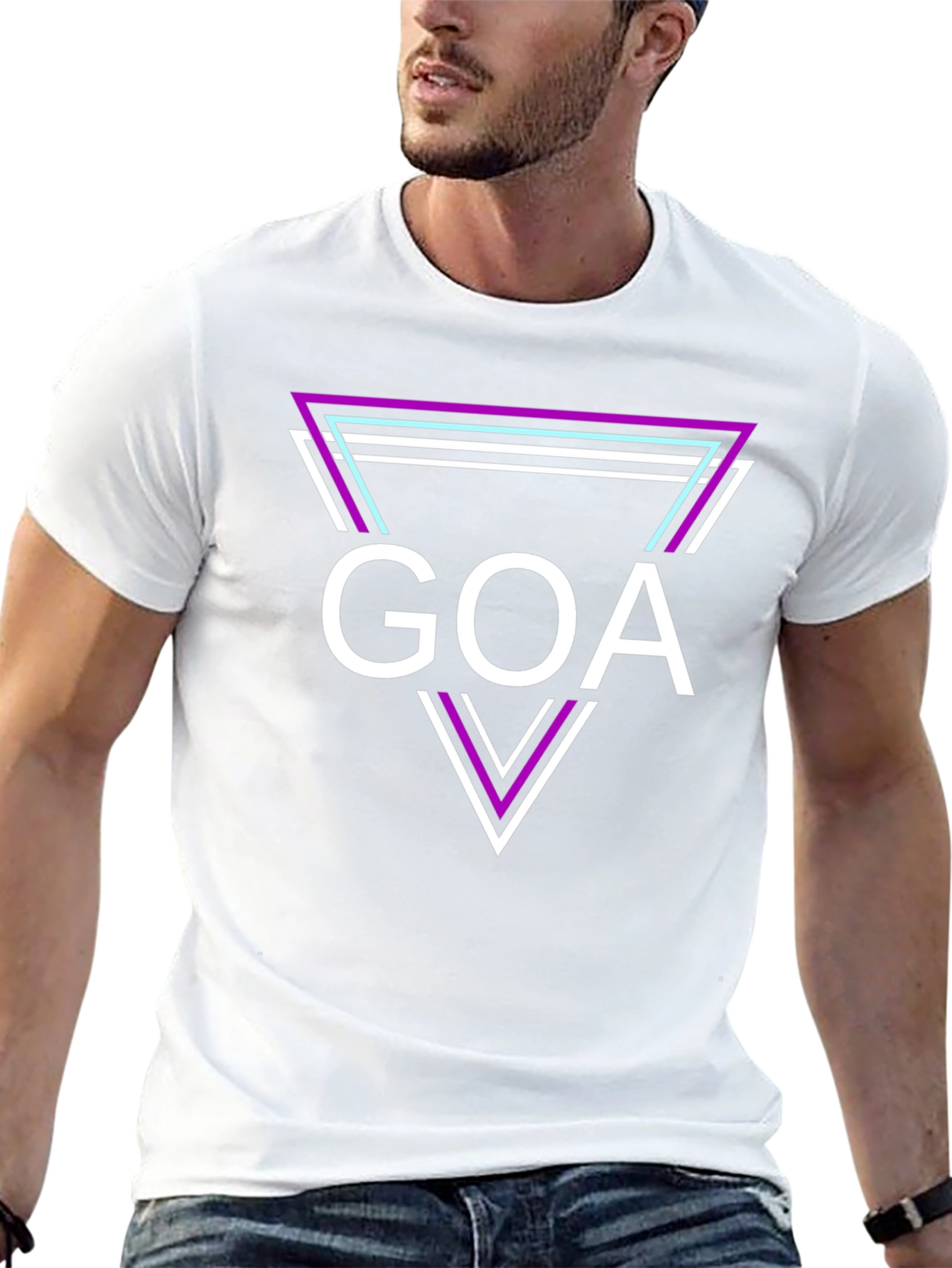 Goa Retro Triangle T-Shirt - Cool Graphic Tee