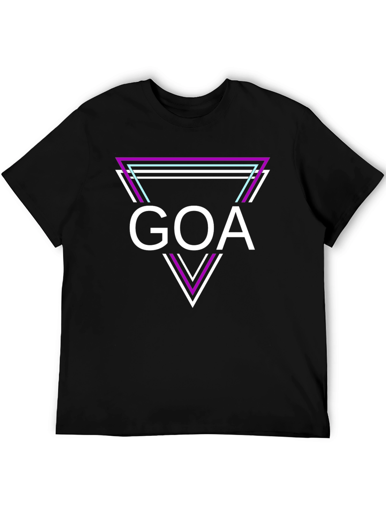 Goa Retro Triangle T-Shirt - Cool Graphic Tee