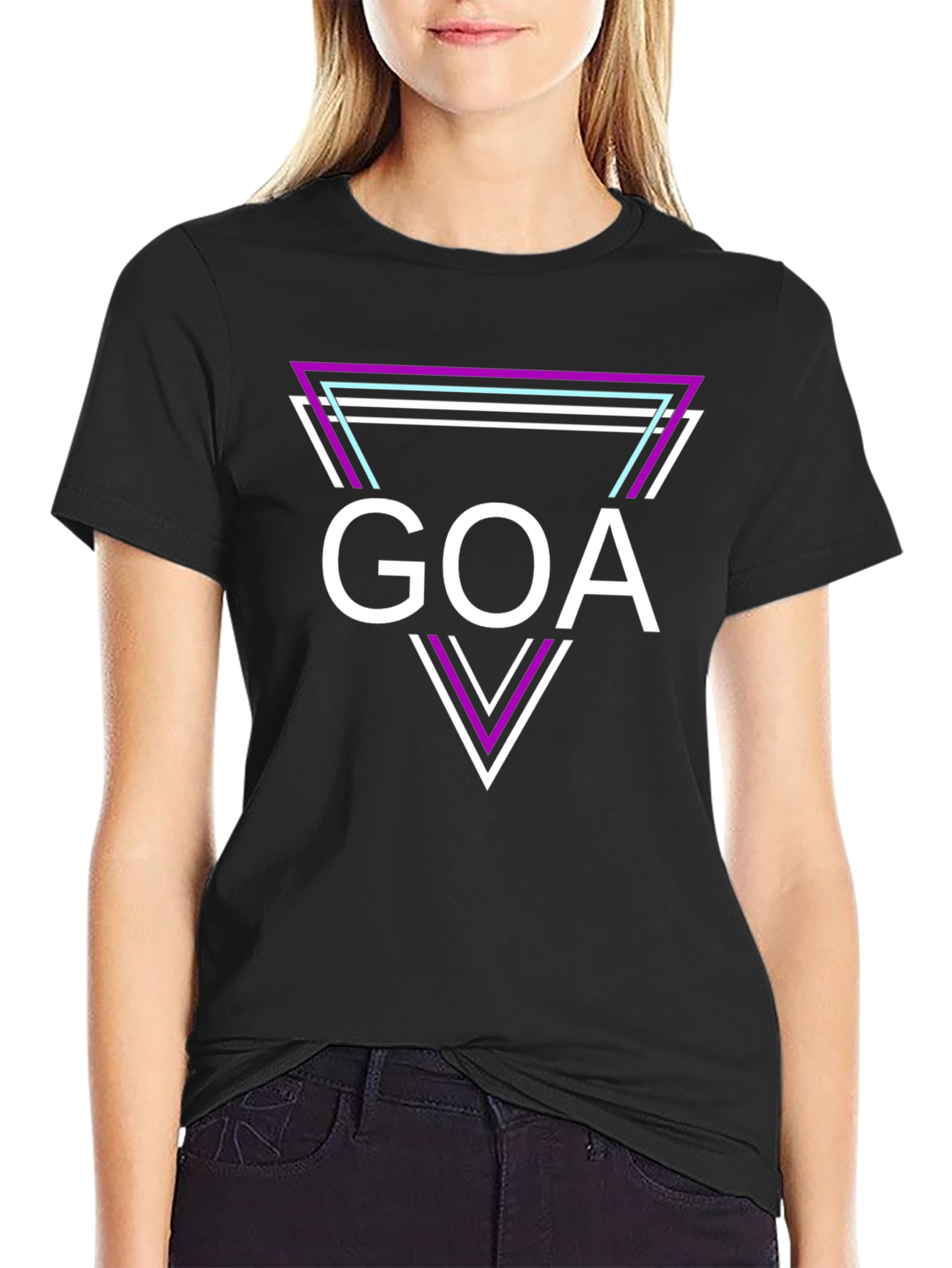 Goa Retro Triangle T-Shirt - Cool Graphic Tee