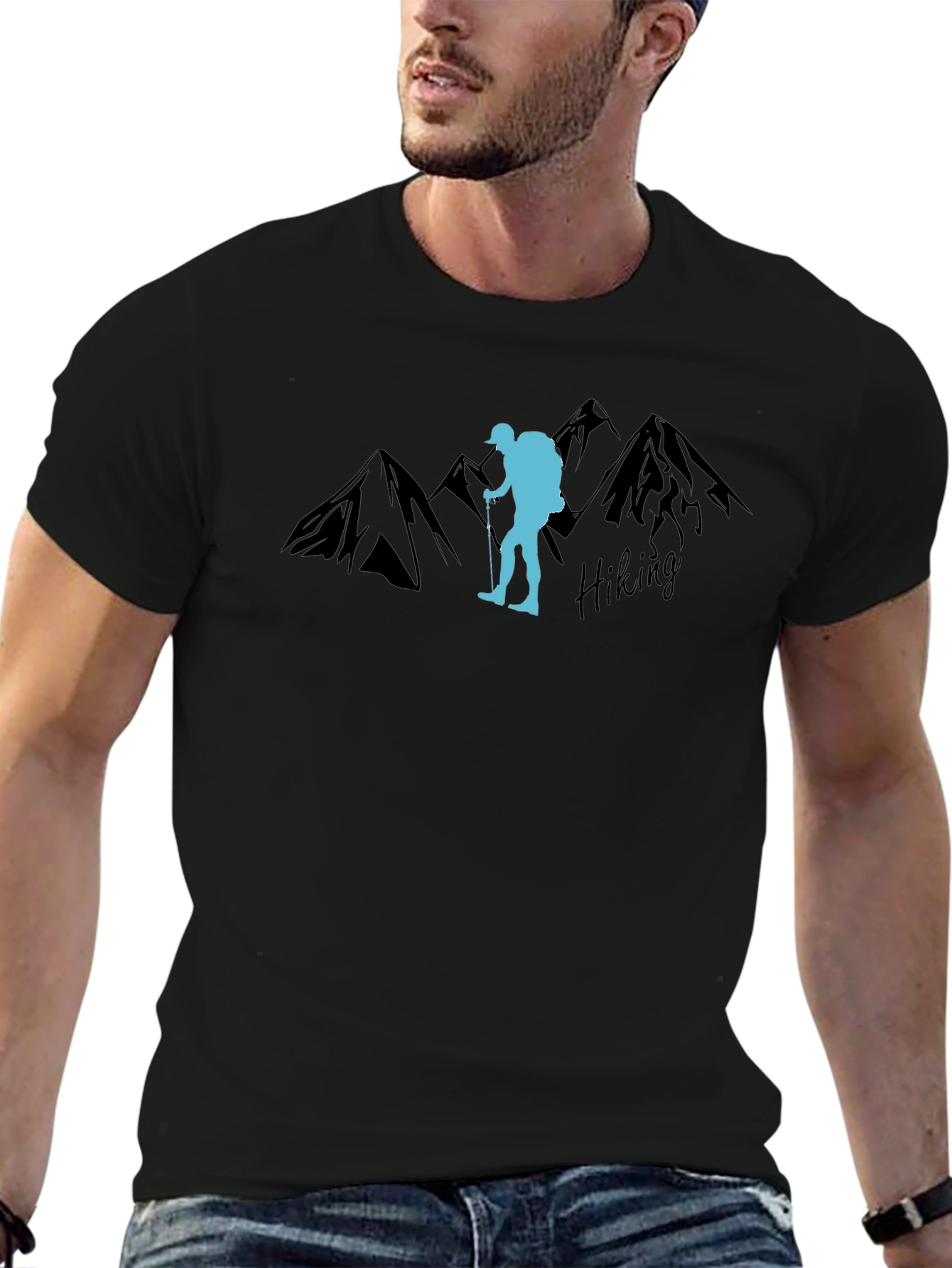 Hiking Adventure T-Shirt: Mountain Explorer Design