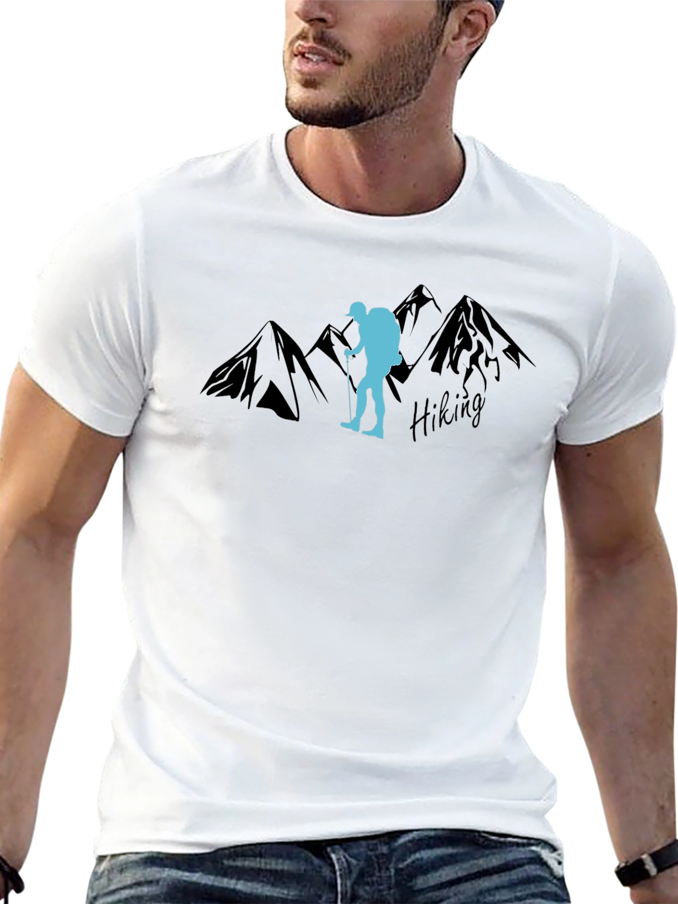Hiking Adventure T-Shirt: Mountain Explorer Design