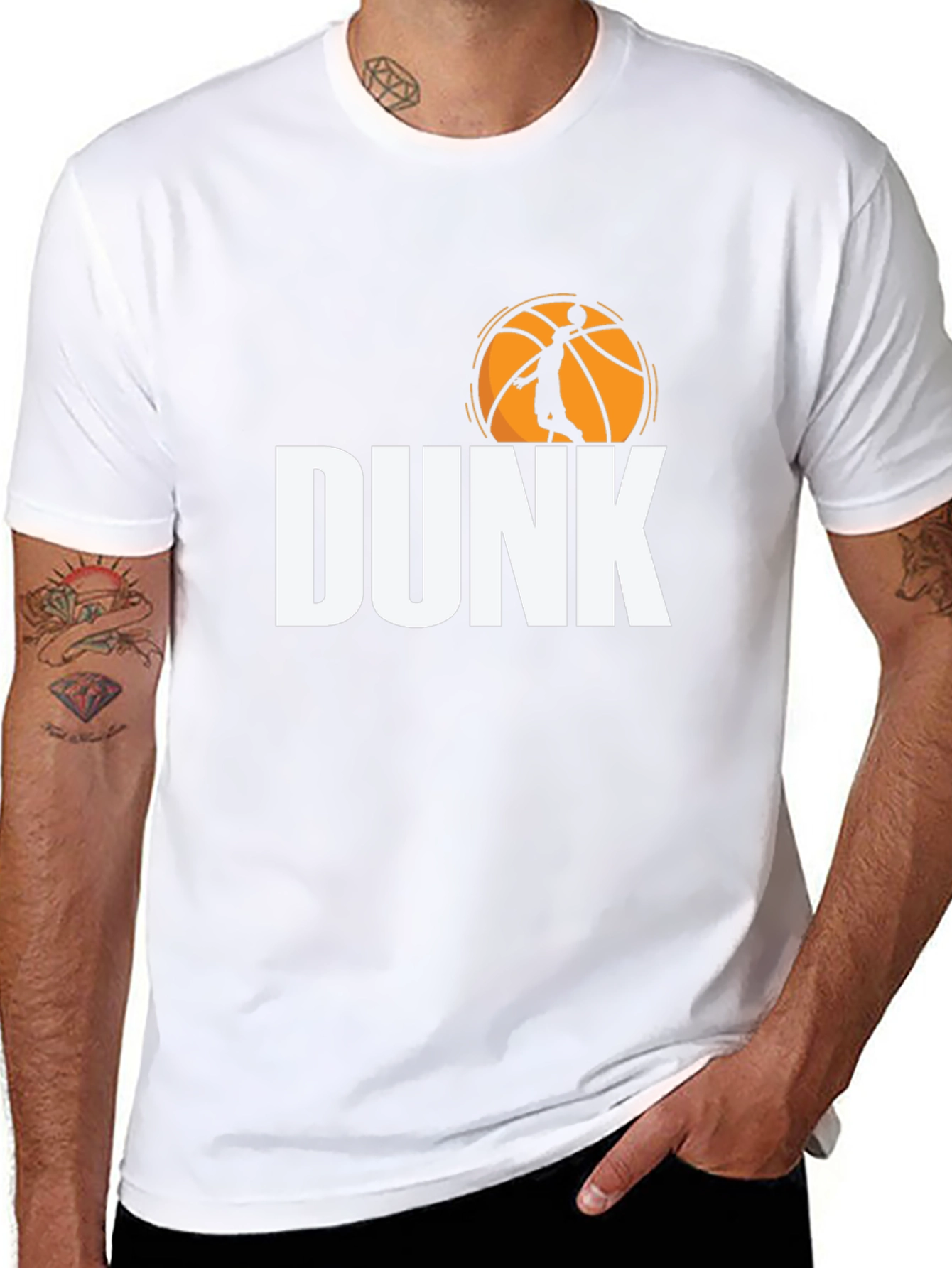 DUNK Basketball Graphic T-Shirt