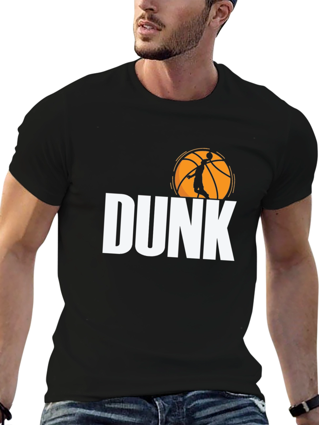 DUNK Basketball Graphic T-Shirt