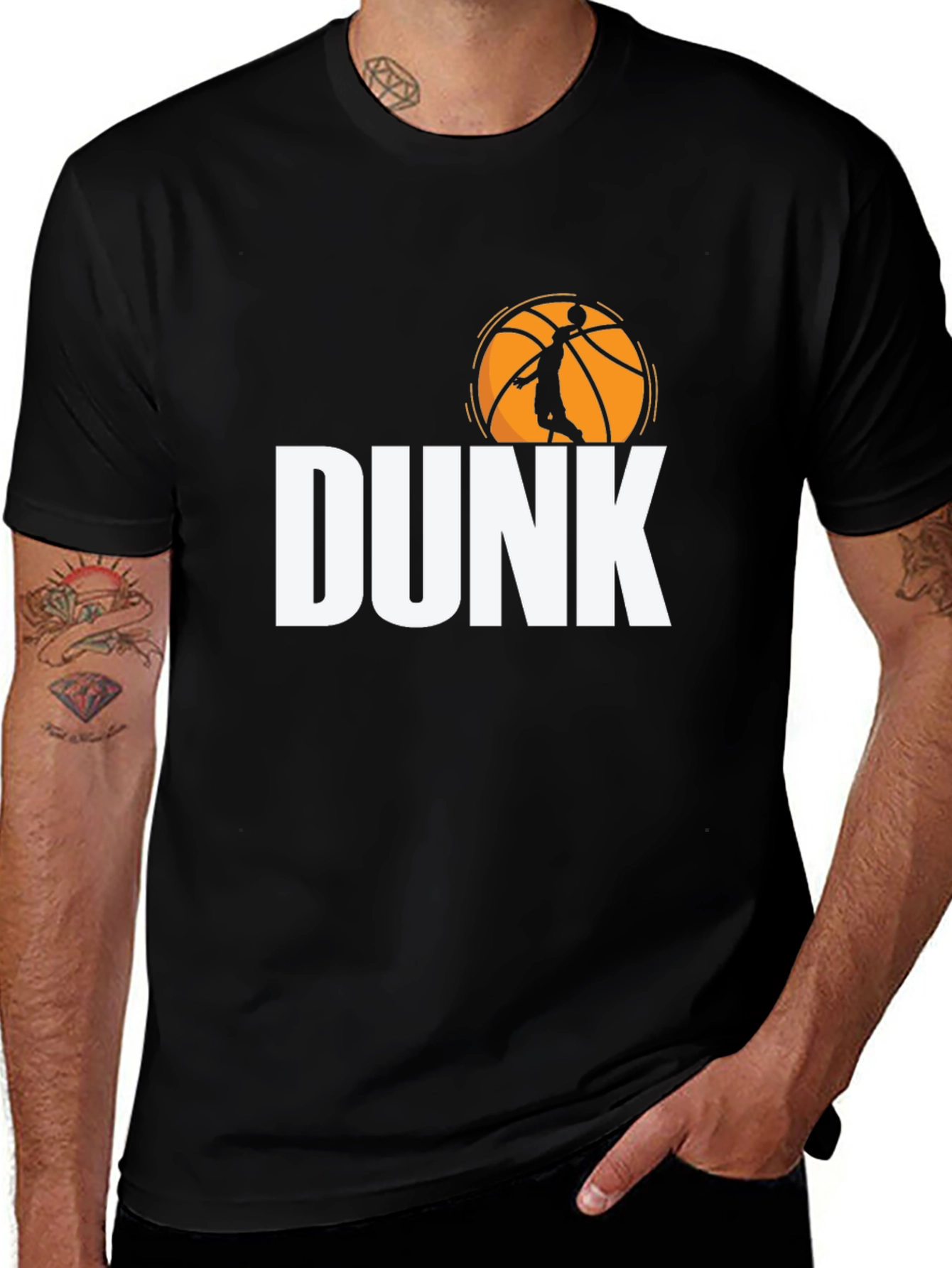 DUNK Basketball Graphic T-Shirt