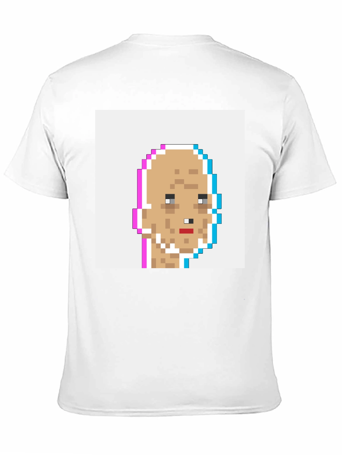 Pixel Art Tee - Glitch Crypto Punk Style