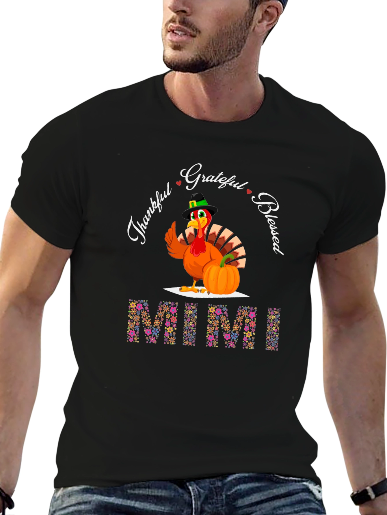 Thanksgiving Mimi Turkey T-Shirt