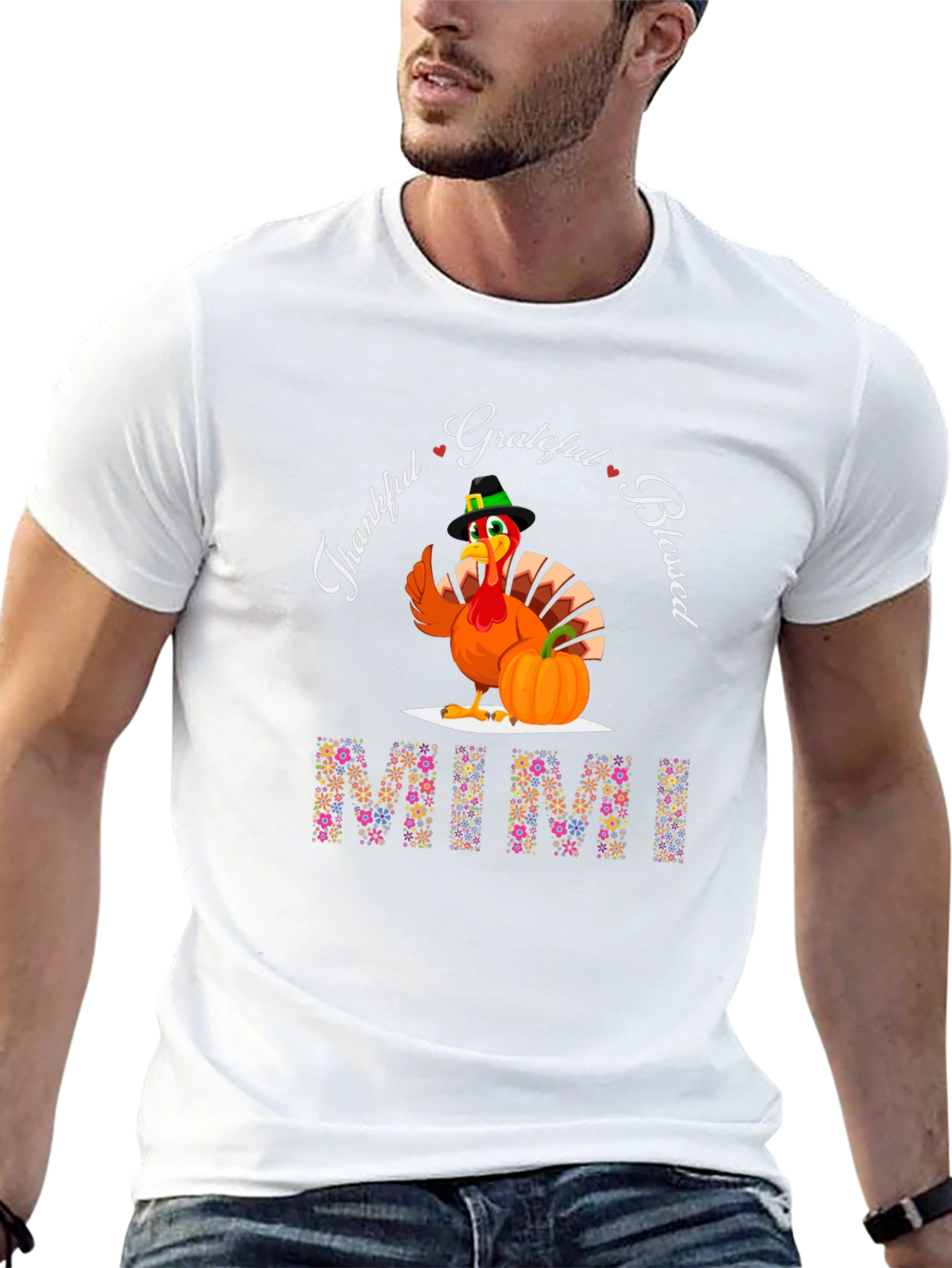 Thanksgiving Mimi Turkey T-Shirt