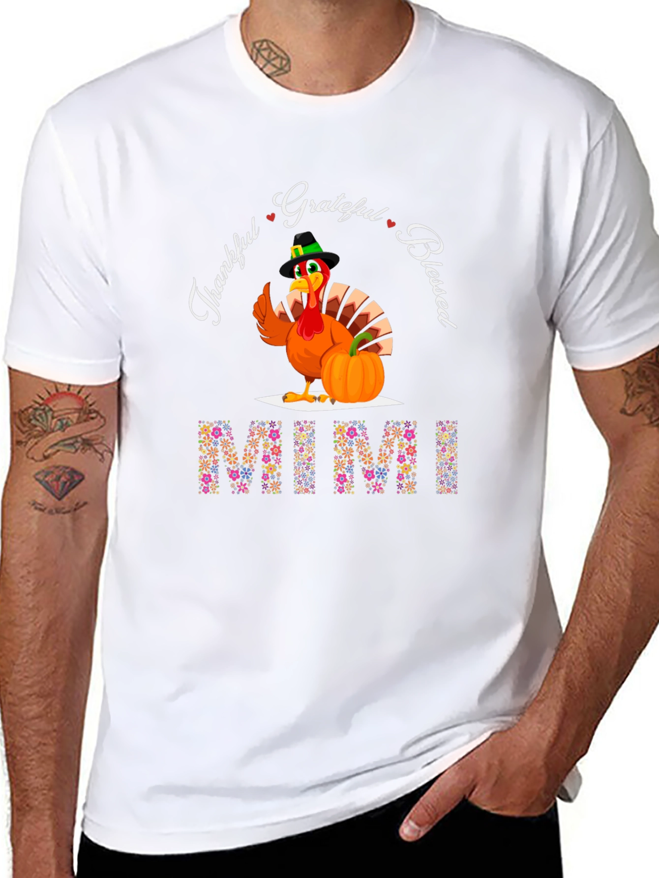 Thanksgiving Mimi Turkey T-Shirt