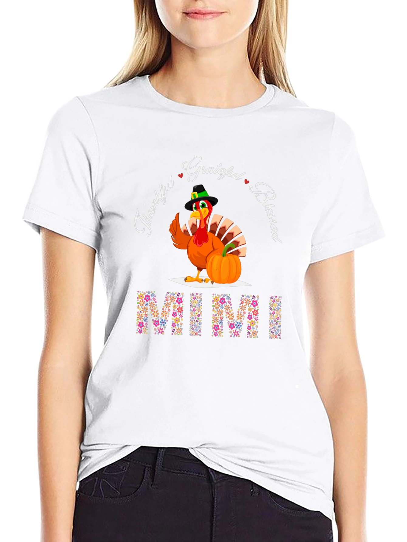 Thanksgiving Mimi Turkey T-Shirt