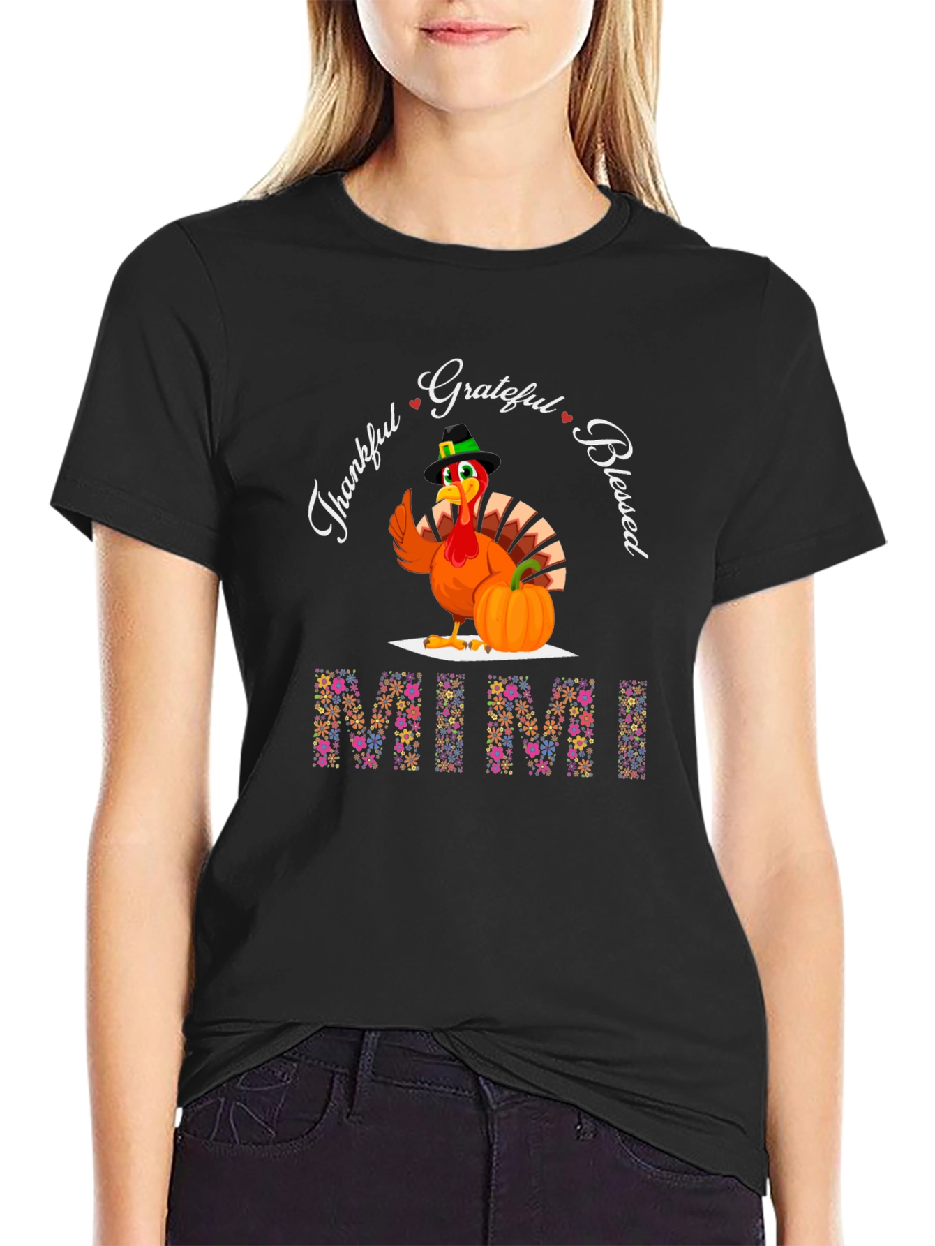 Thanksgiving Mimi Turkey T-Shirt