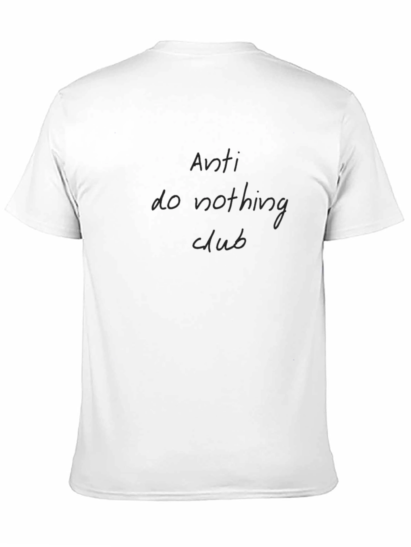 Anti Do Nothing Club Black T-Shirt