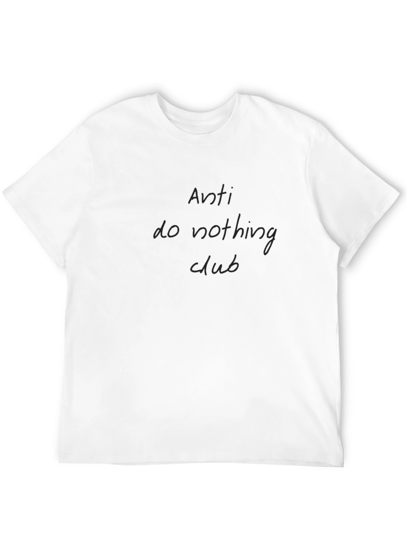 Anti Do Nothing Club Black T-Shirt